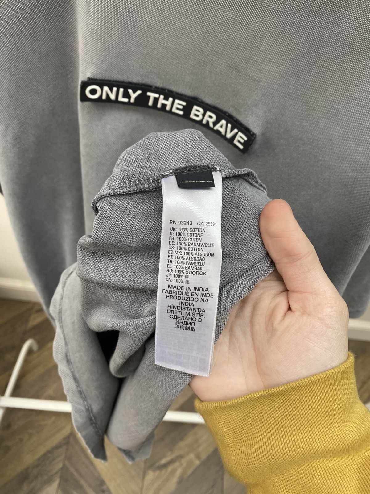 Diesel Diesel Only The Brave patch T-shirt Size US L / EU 52-54 / 3 - 7 Thumbnail