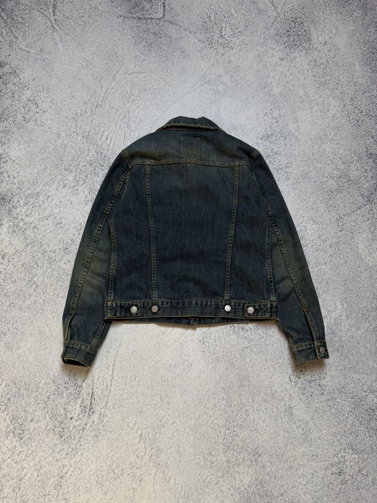 Helmut Lang Helmut Lang Archive Dark Denim Trucker Jacket Vintage 90s Size M / US 6-8 / IT 42-44 - 11 Thumbnail