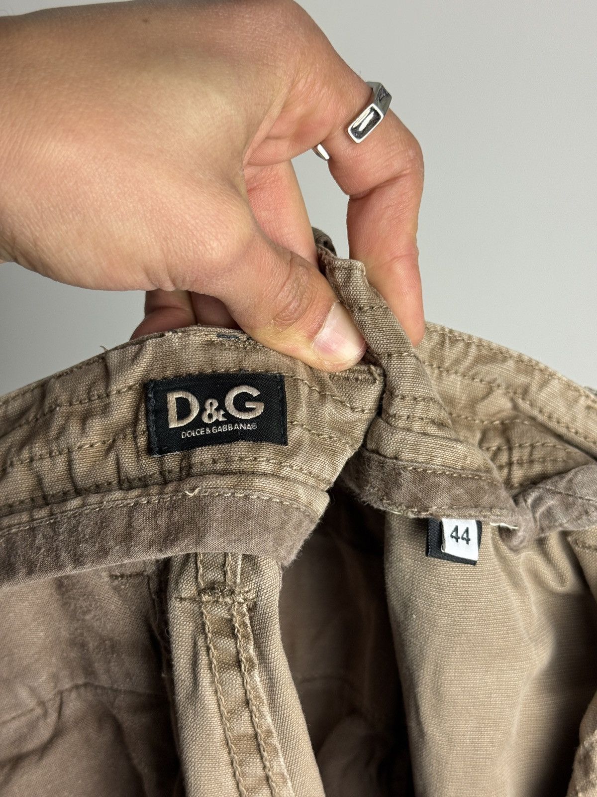 Dolce & Gabbana Dolce&Gabbana 2005 Reinforced Cropped Cargo Pants Size US 32 / EU 48 - 8 Thumbnail