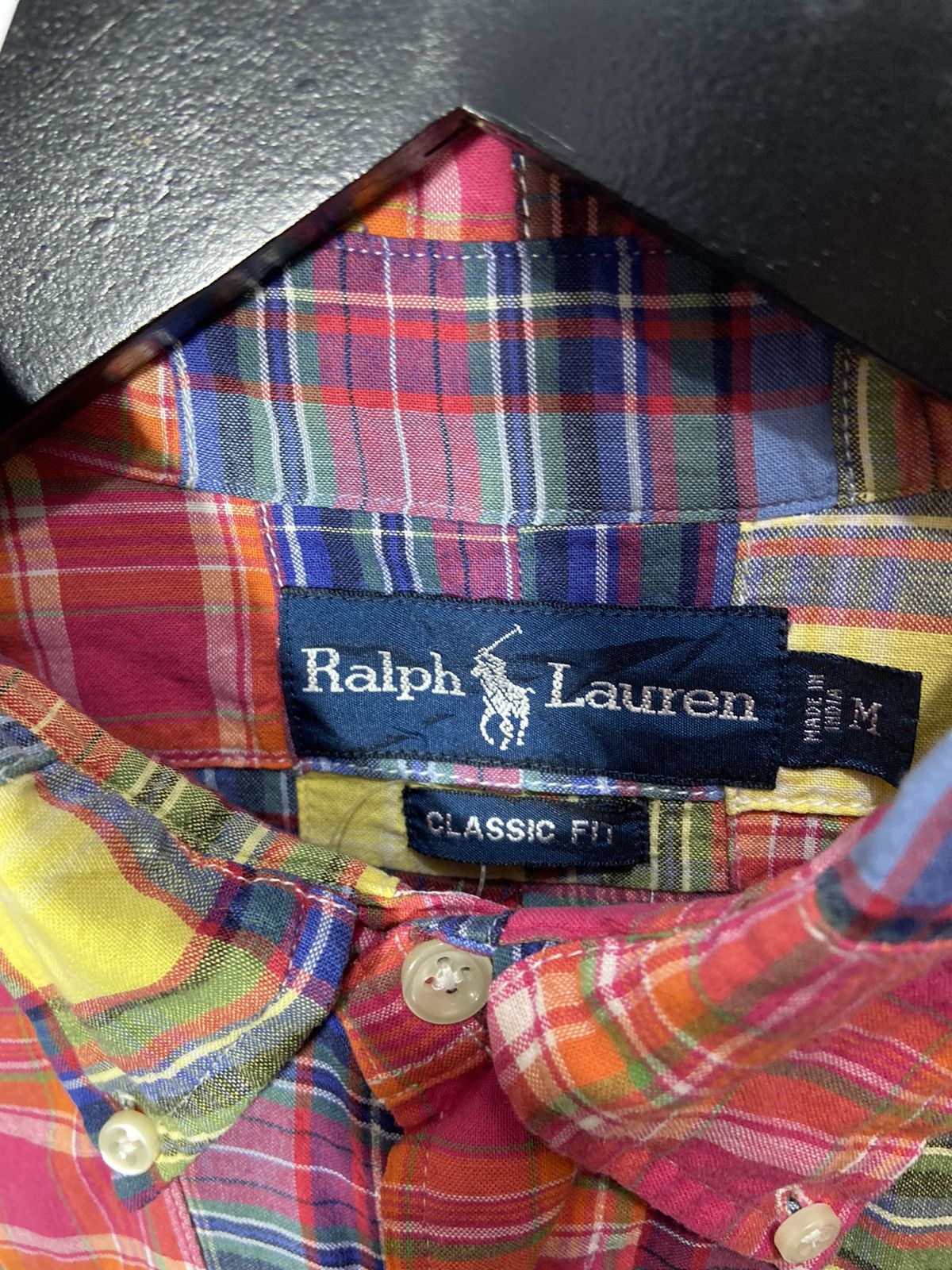 RRL Ralph Lauren Vintage Polo Ralph Lauren Patchwork Shirt Kapital Style Size US M / EU 48-50 / 2 - 7 Thumbnail