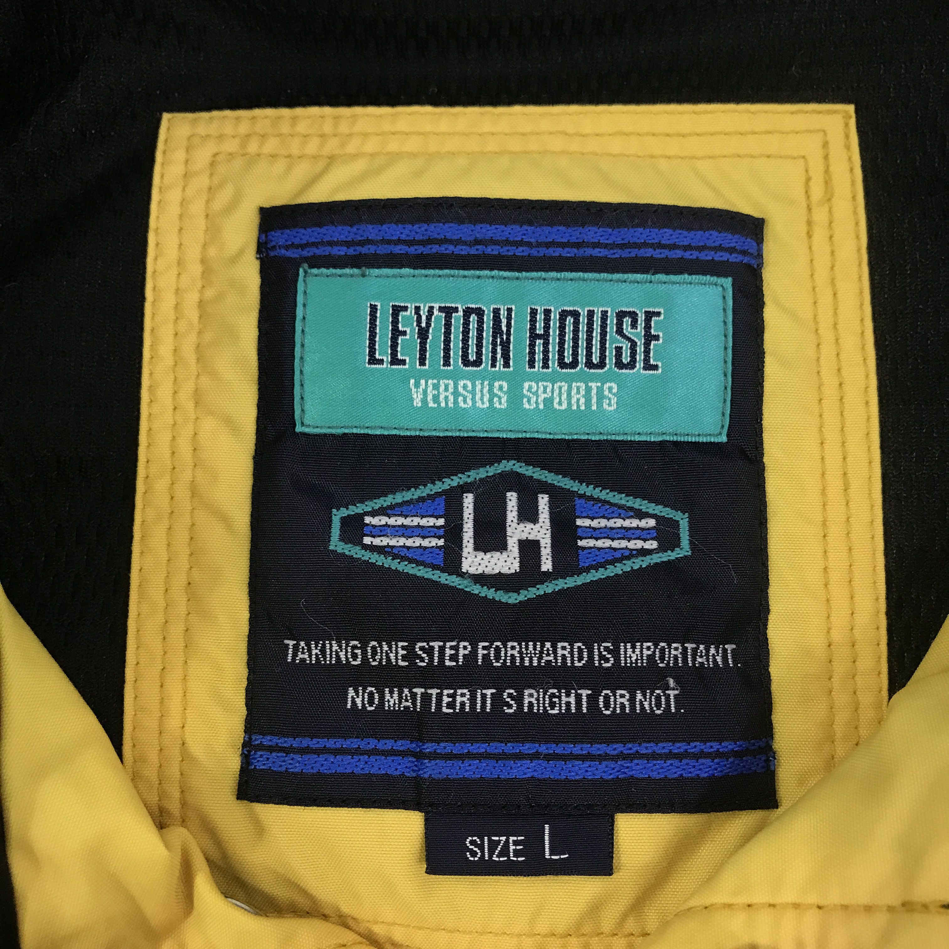 Japanese Brand Vintage Leyton House Versus Sports Bomber Jacket K128B16 Size US L / EU 52-54 / 3 - 18 Thumbnail