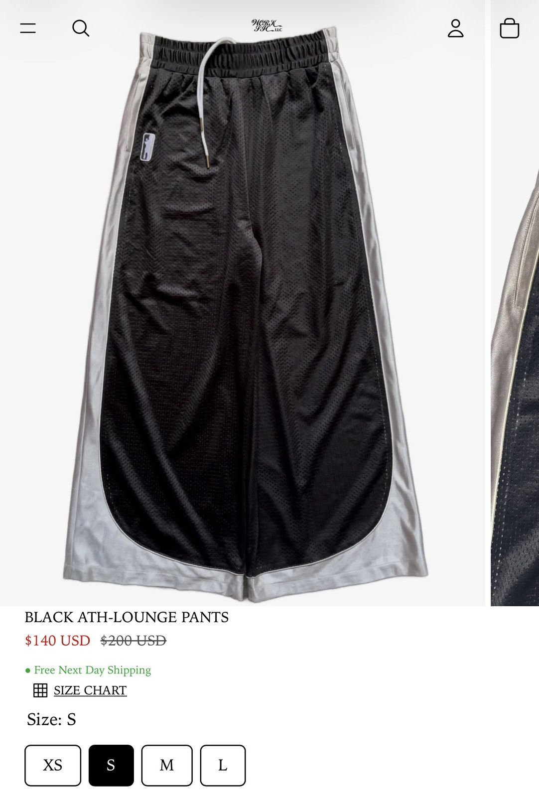 Other Black ATH-Lounge pants Size US 33 - 4 Thumbnail