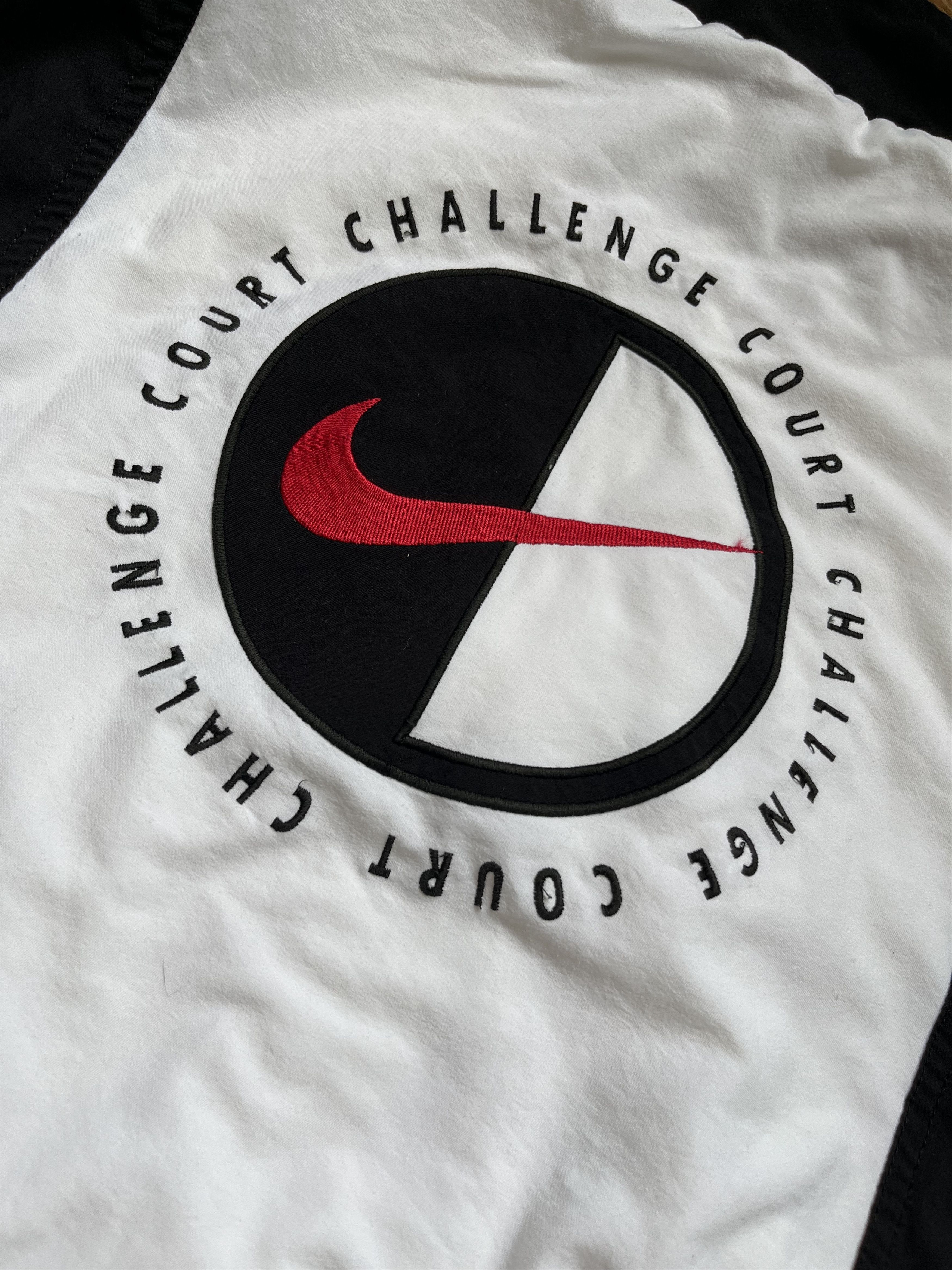 Nike ❗️❗️Vintage 90s NIKE Court Challenge Big logo Jacket RARE Size US M / EU 48-50 / 2 - 7 Thumbnail