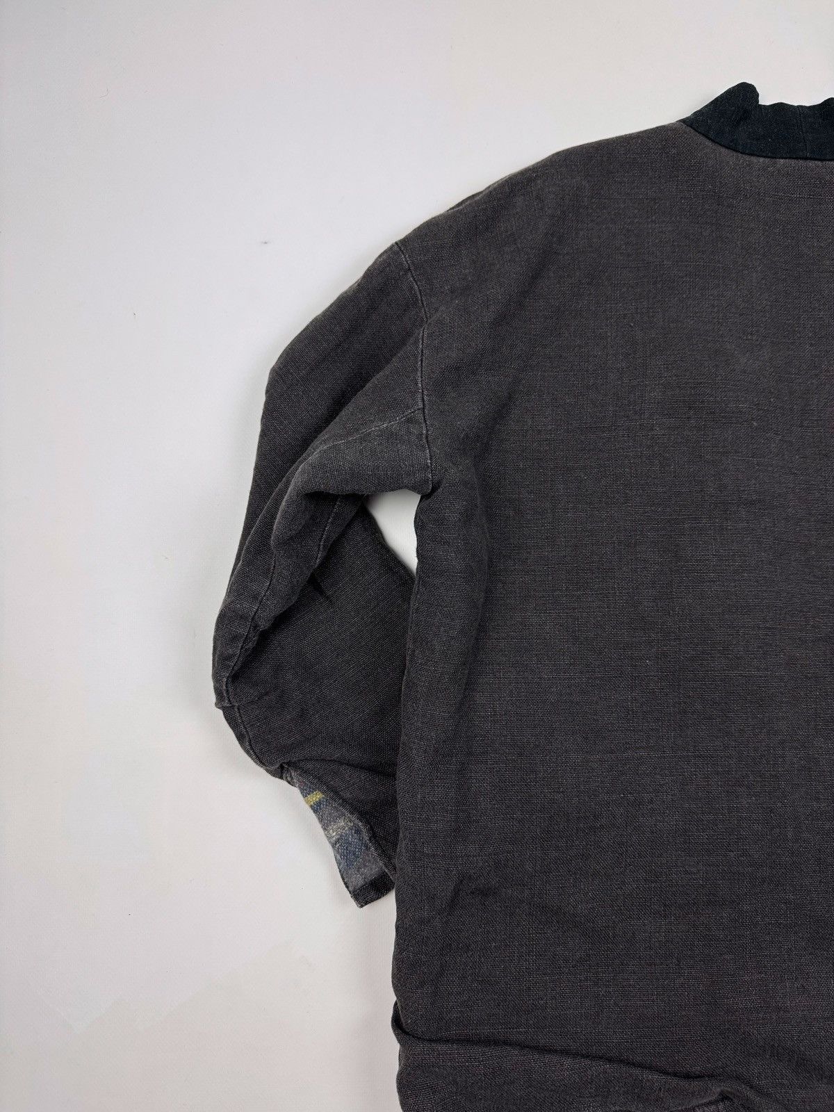 Soulive Soulive Harvesty Haori Kimono Linen Jacket Size US M / EU 48-50 / 2 - 16 Thumbnail