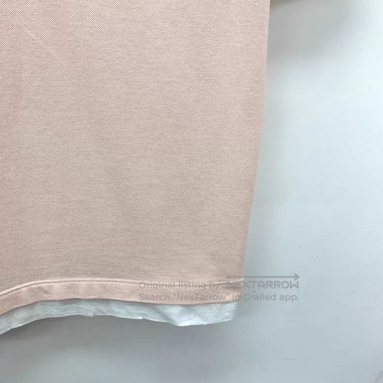 Prada Prada Pink logo triangle Polo collar short-sleeved T-shirt Size XXS / US 00 / IT 34 - 4 Thumbnail