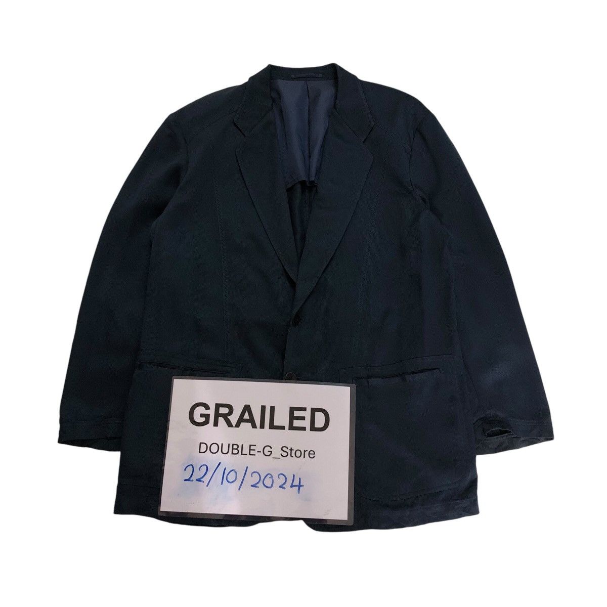 Japanese Brand 📌Vintage Lanvin Paris Chore Casual Coats Double Breast Size US M / EU 48-50 / 2 - 1 Thumbnail