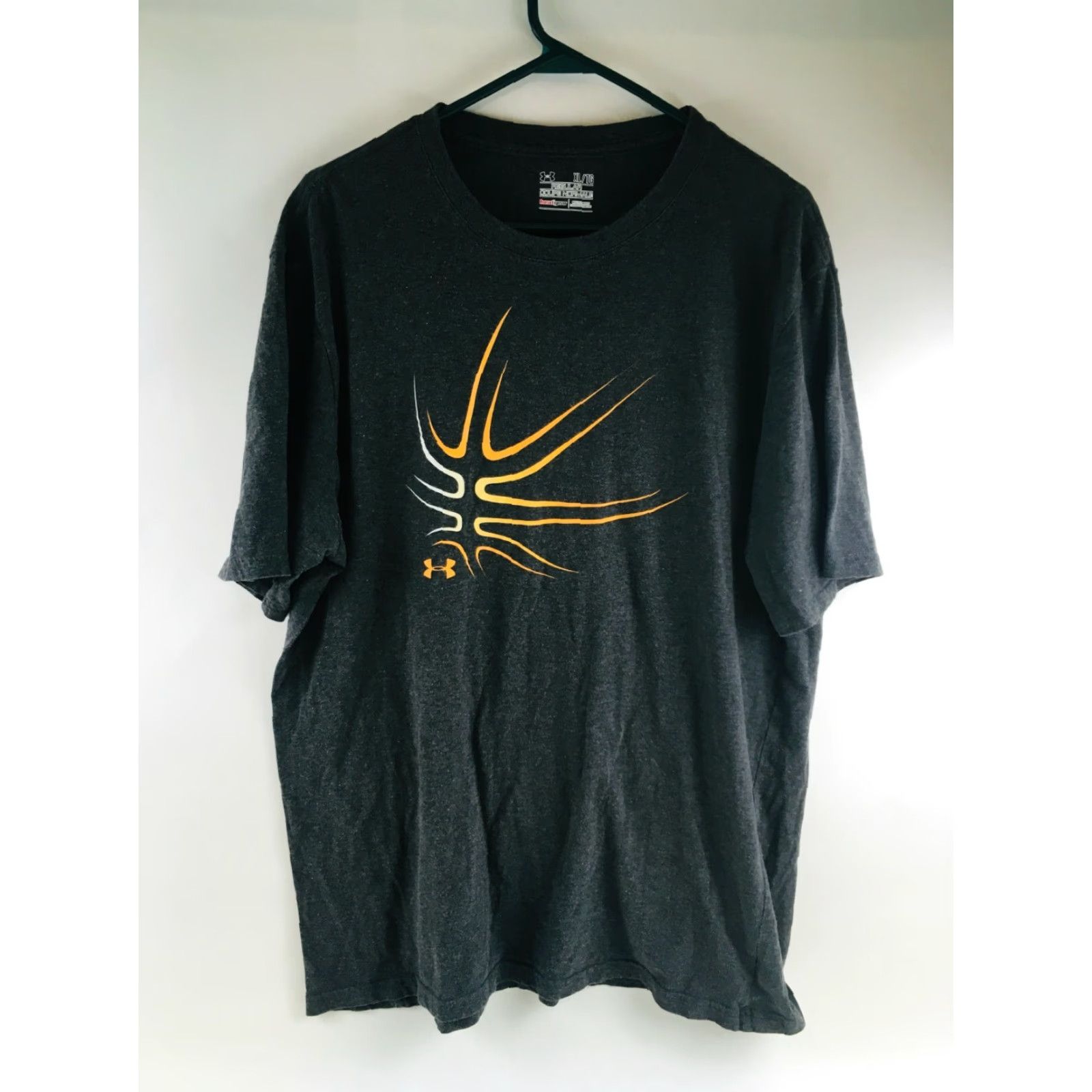Under Armour Under Armour Shirt Men's XL Gray Basketball Crew Neck Heat Gear Logo Size US XL / EU 56 / 4 - 2 Thumbnail