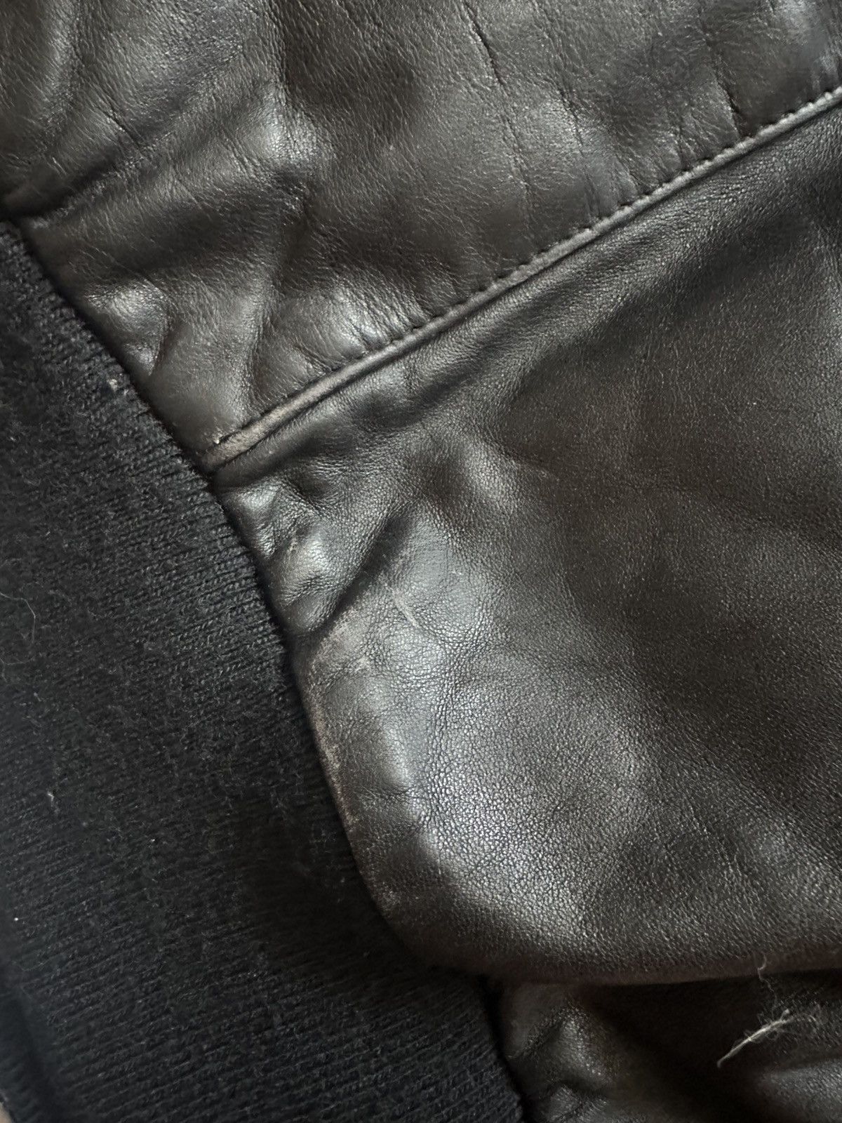 Schott VTG Schott MA-1 1949 Dark Leather Bomber Jacket USA Men Size US L / EU 52-54 / 3 - 11 Thumbnail