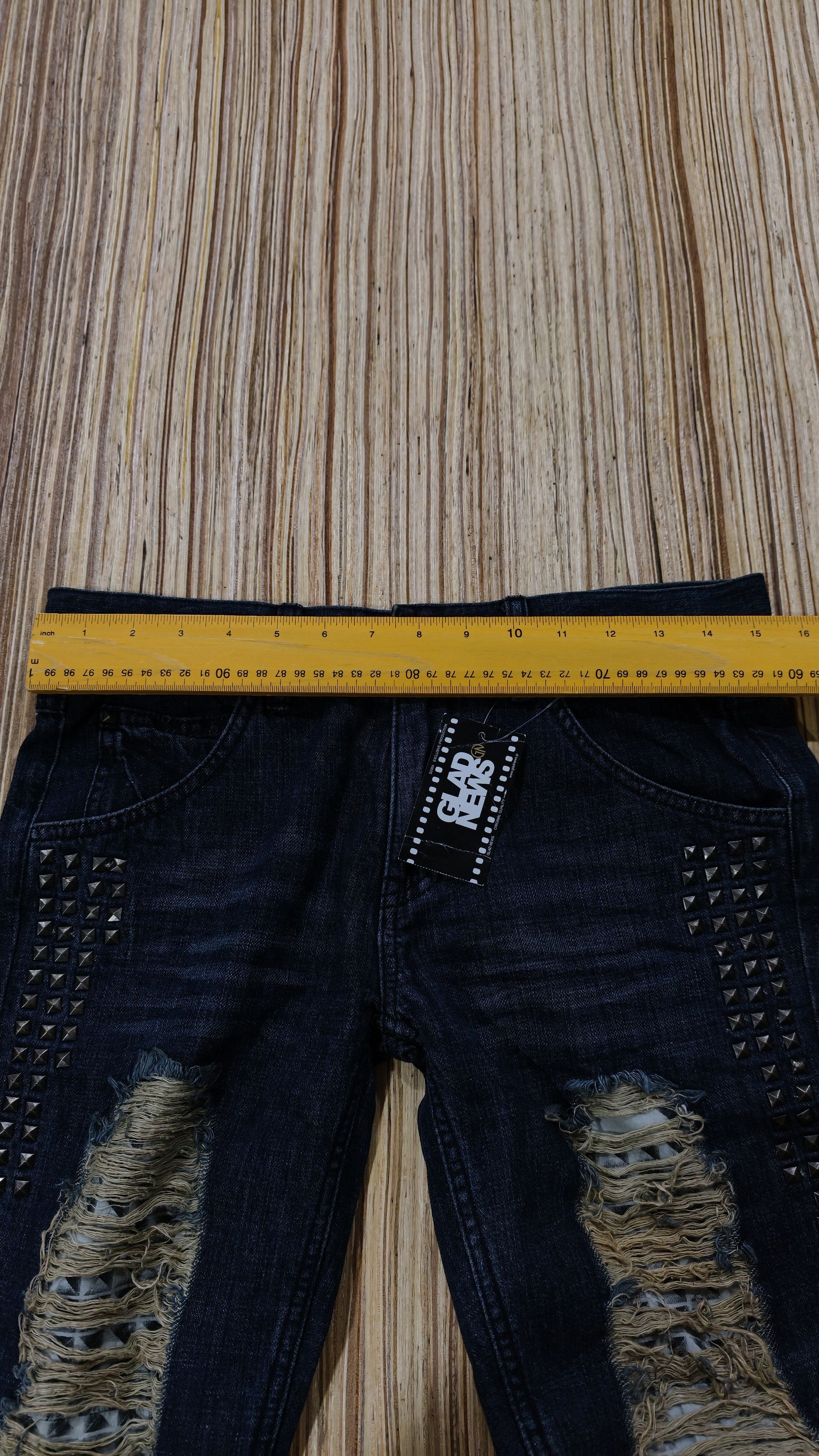 glad news punk style jeans