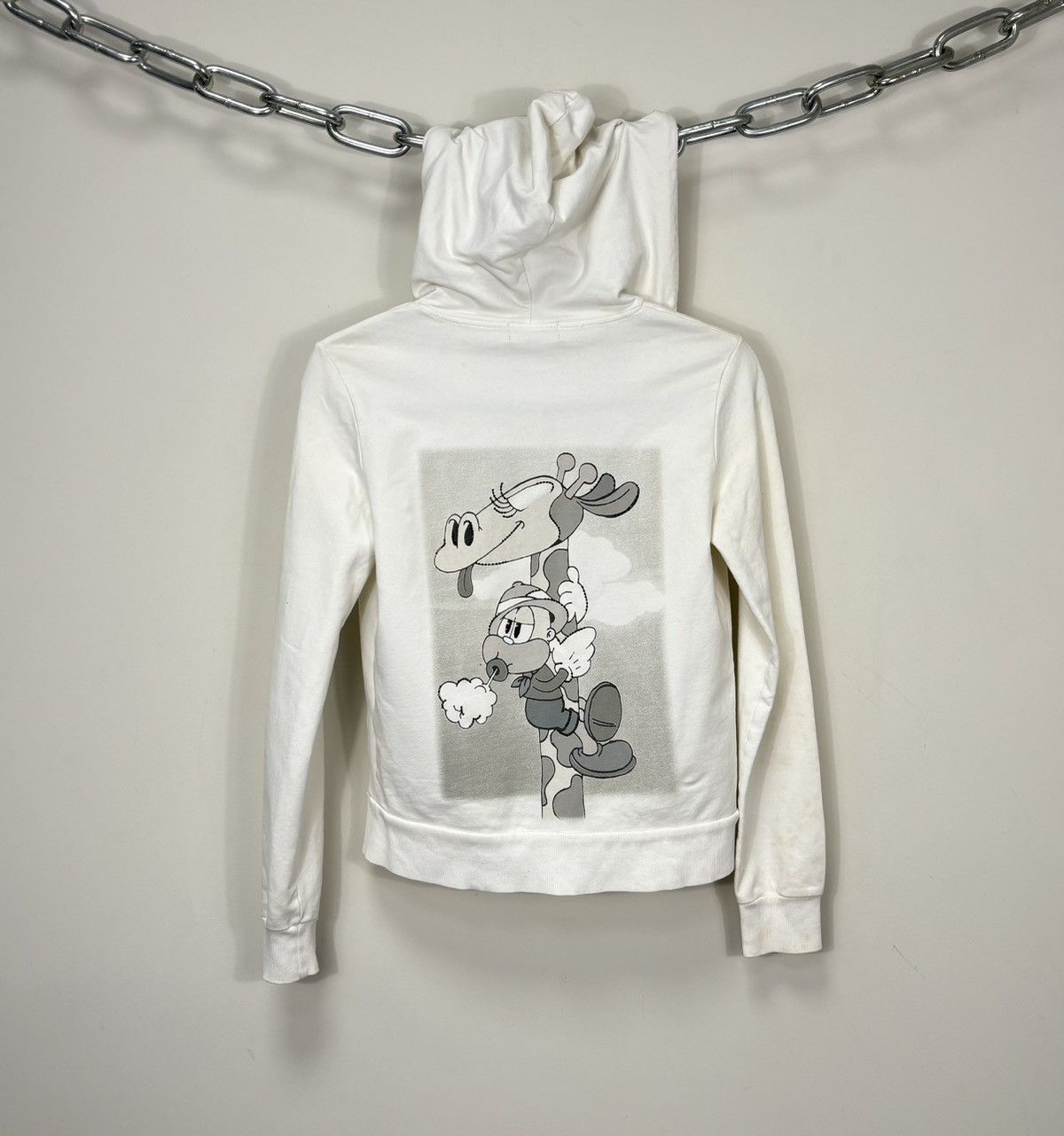 Iceberg Iceberg Women’s Big Back Logo Luxury Zip Up Hoodie Size M / US 6-8 / IT 42-44 - 2 Thumbnail