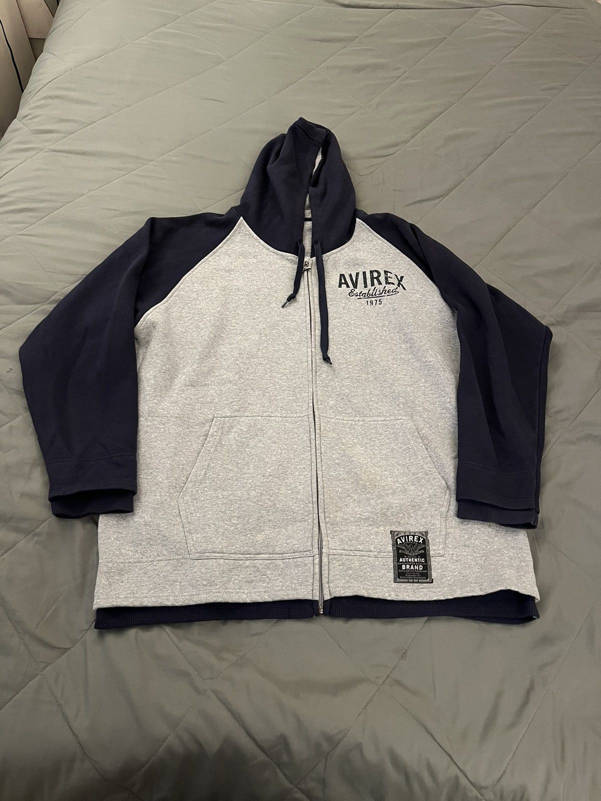 Avirex × Vintage Vintage Avirex skate hip hop style hoodie Size US XXL / EU 58 / 5 - 1 Thumbnail