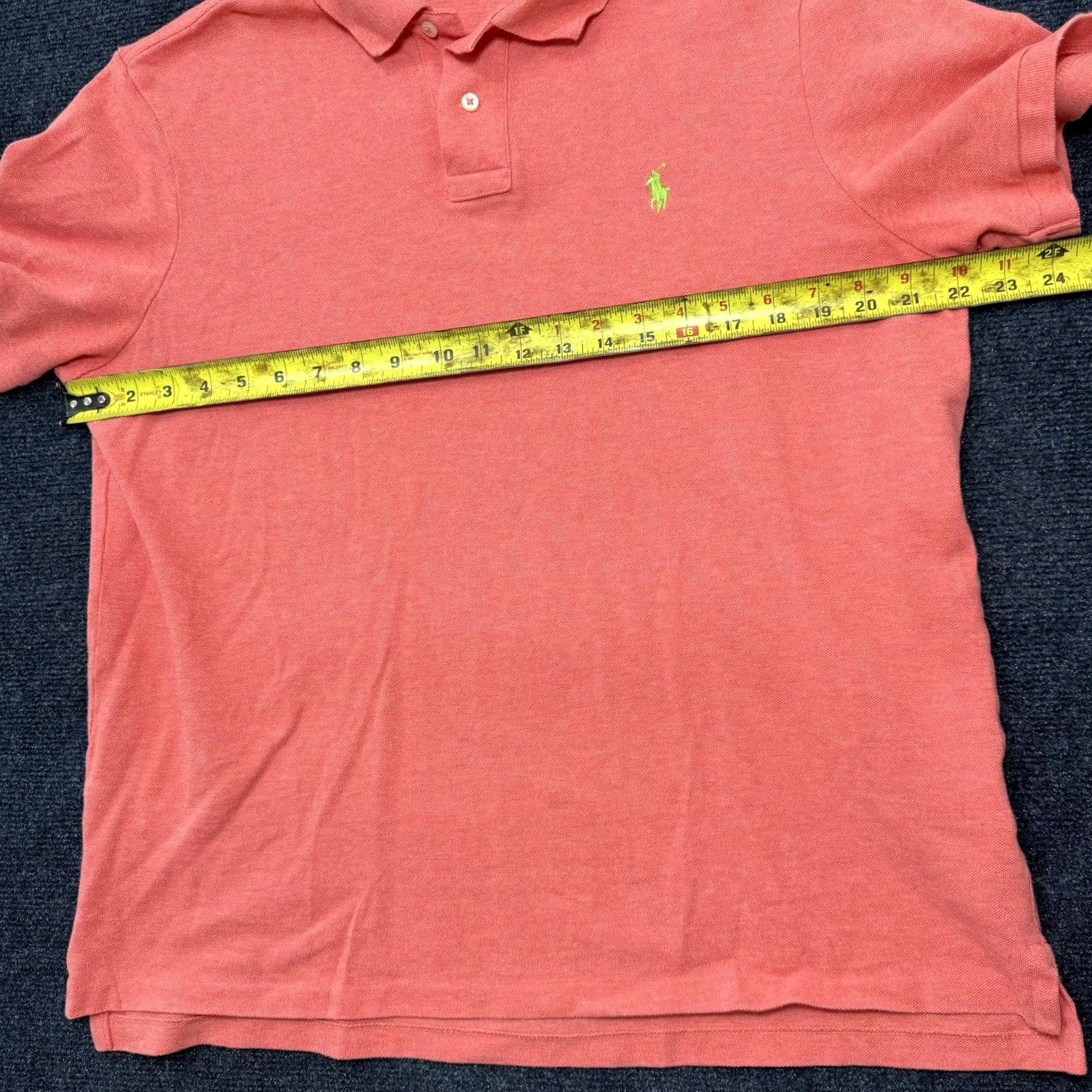 Polo Ralph Lauren Polo Ralph Lauren Polo Shirt Mens Large Pink Classic Fit Pony Logo Casual Size US L / EU 52-54 / 3 - 7 Thumbnail