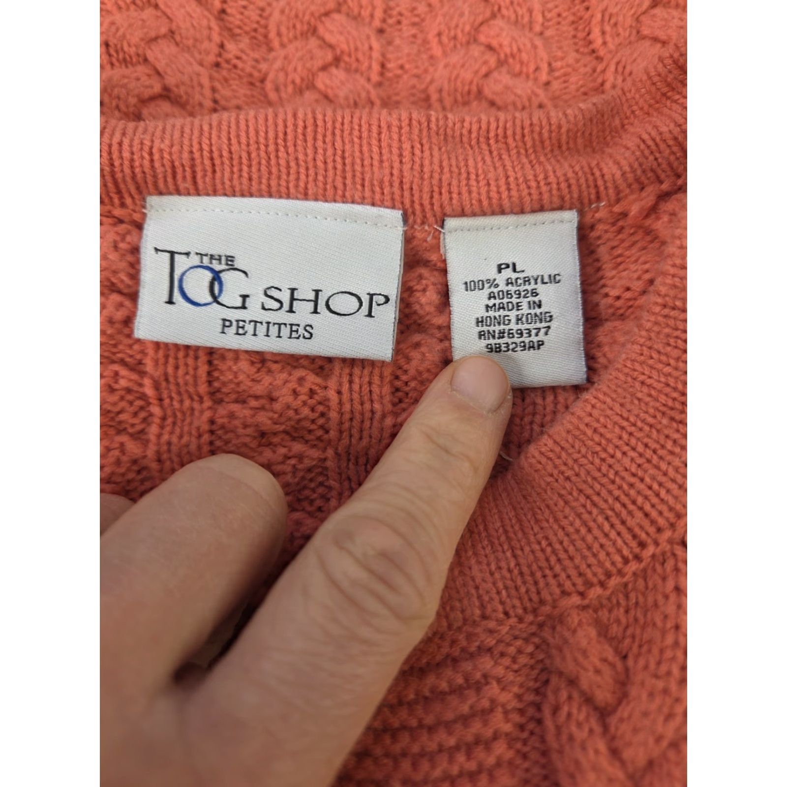 Pinko VINTAGE Cardigan Sweater Womens Large Coral Pink Gold Buttons Knit Pullover Crew Neck Long Sleeve Casual Womens Size L / US 10 / IT 46 - 4 Thumbnail