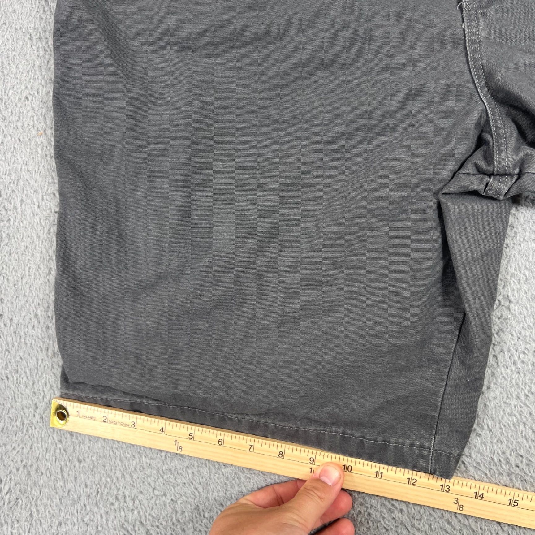 Wrangler VINTAGE Wrangler Carpenter Shorts Mens Size 44 Gray Workwear Cargo Denim Size US 44 / EU 60 - 2 Thumbnail