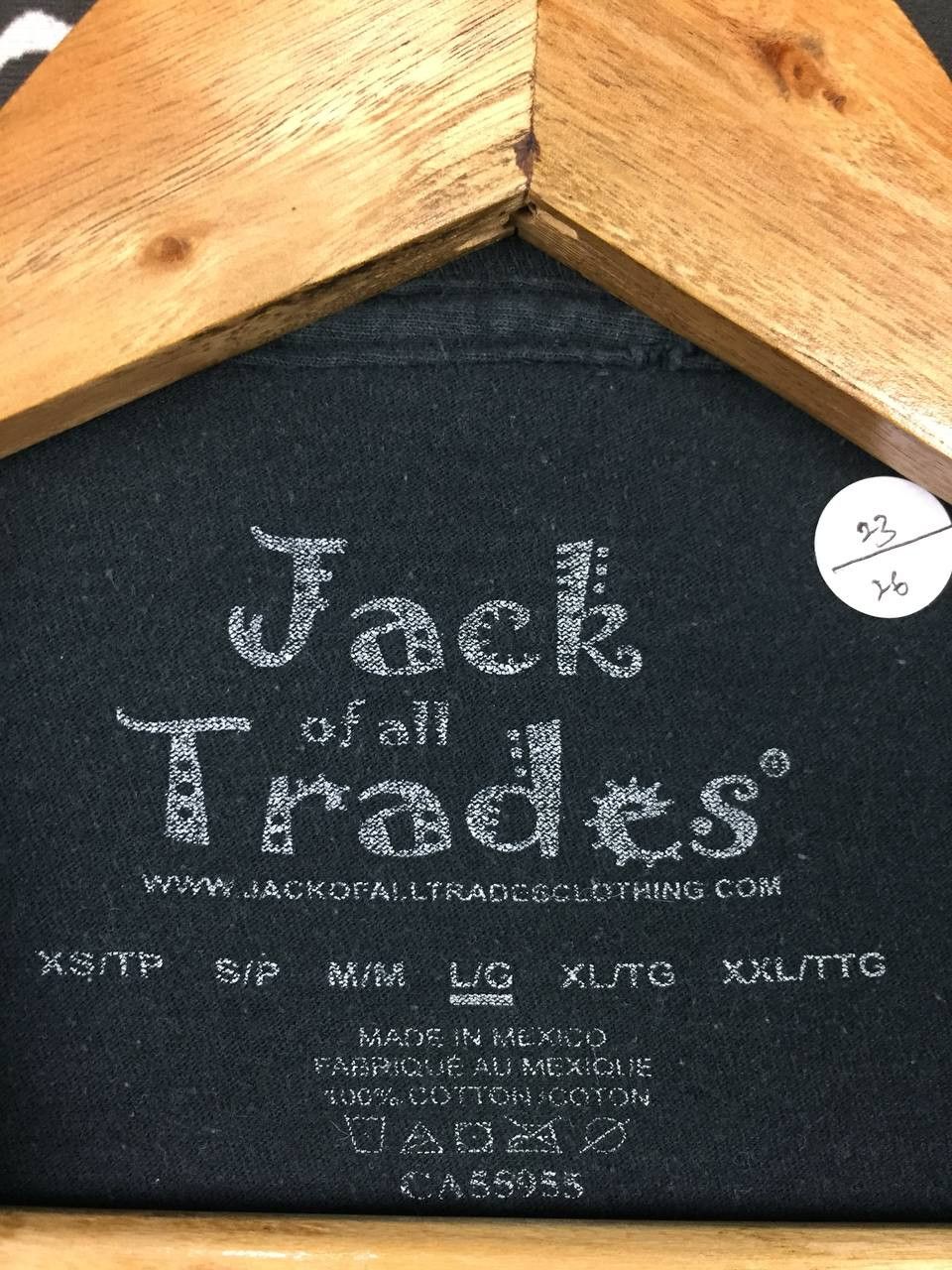 Vintage Jack Of All Trades Addicted Cannabis Logo Parody Tee Size L Size US L / EU 52-54 / 3 - 7 Thumbnail