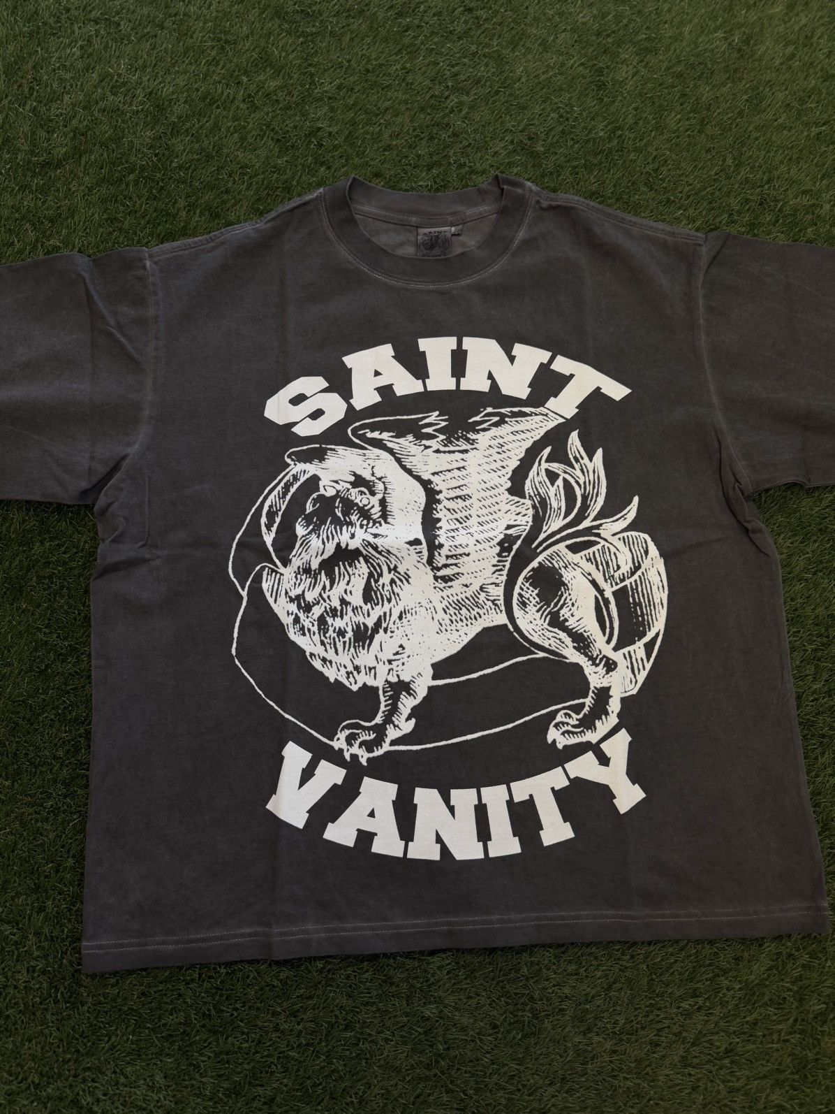 Saint Vanity Saint Vanity Tee Shirt Logo Grey Size Small (NEW) Size US S / EU 44-46 / 1 - 3 Thumbnail