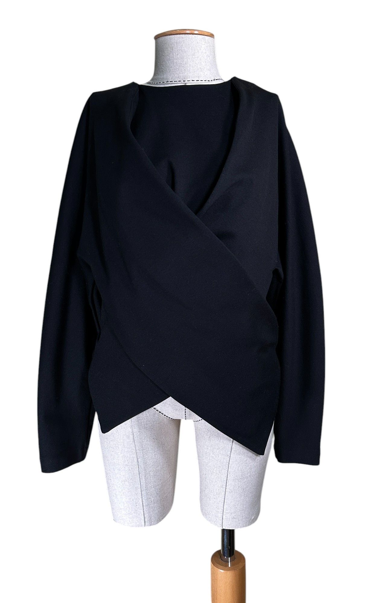 Henrik Vibskov Hazi Blouse Long Sleeve Top Black Size XS / US 0-2 / IT 36-38 - 2 Thumbnail