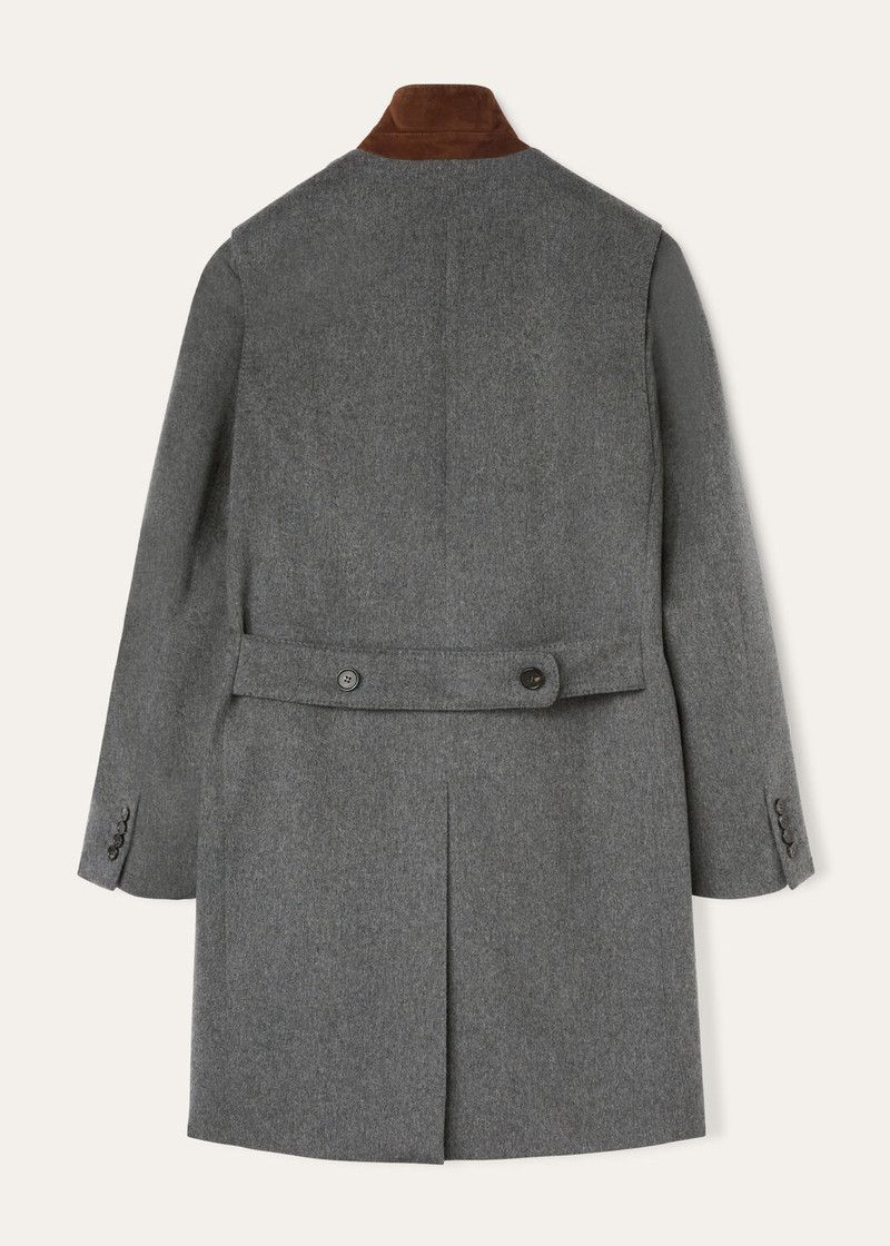 Loro Piana o1w1db10226 FAN1955 Martingala Coat in Grey Size US M / EU 48-50 / 2 - 8 Thumbnail