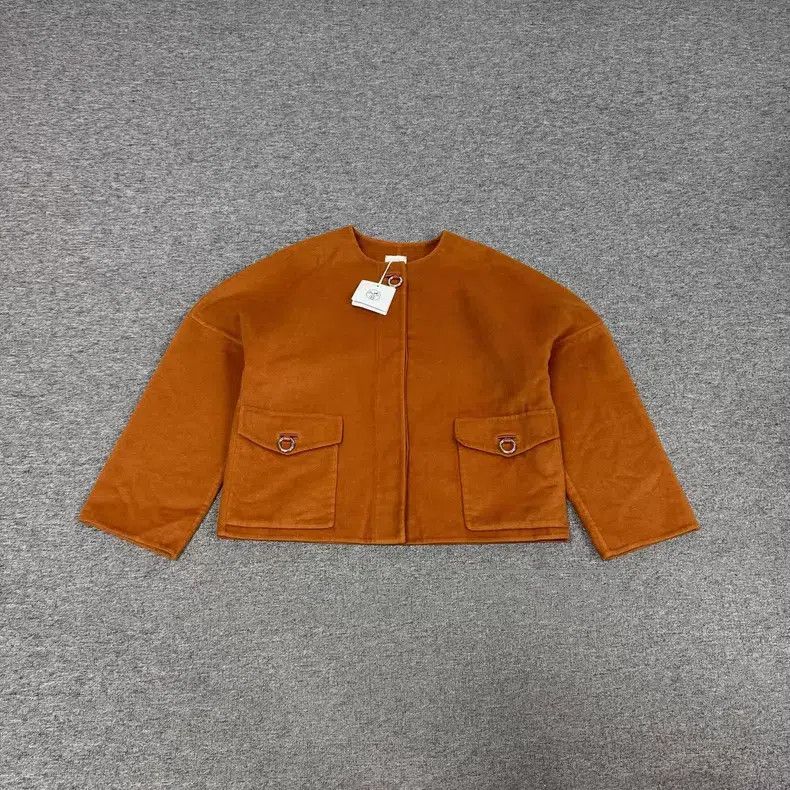 Hermes Hermes Caramel Short Cashmere Crewneck Jacket Size XS / US 0-2 / IT 36-38 - 1 Thumbnail