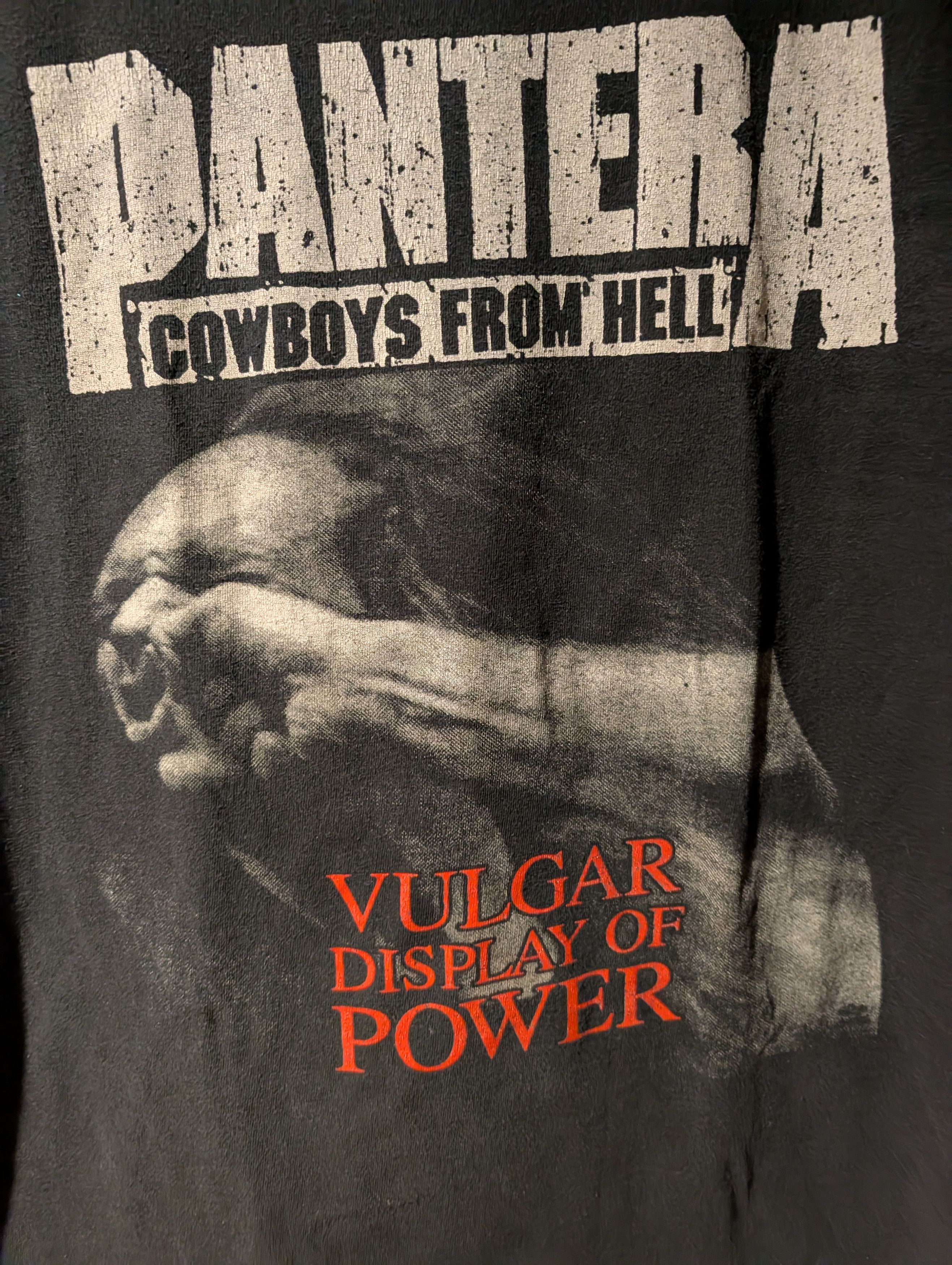 Band Tees Vintage Y2K Pantera Cowboys From Hell Vulgar Display T-Shirt Size US M / EU 48-50 / 2 - 2 Thumbnail