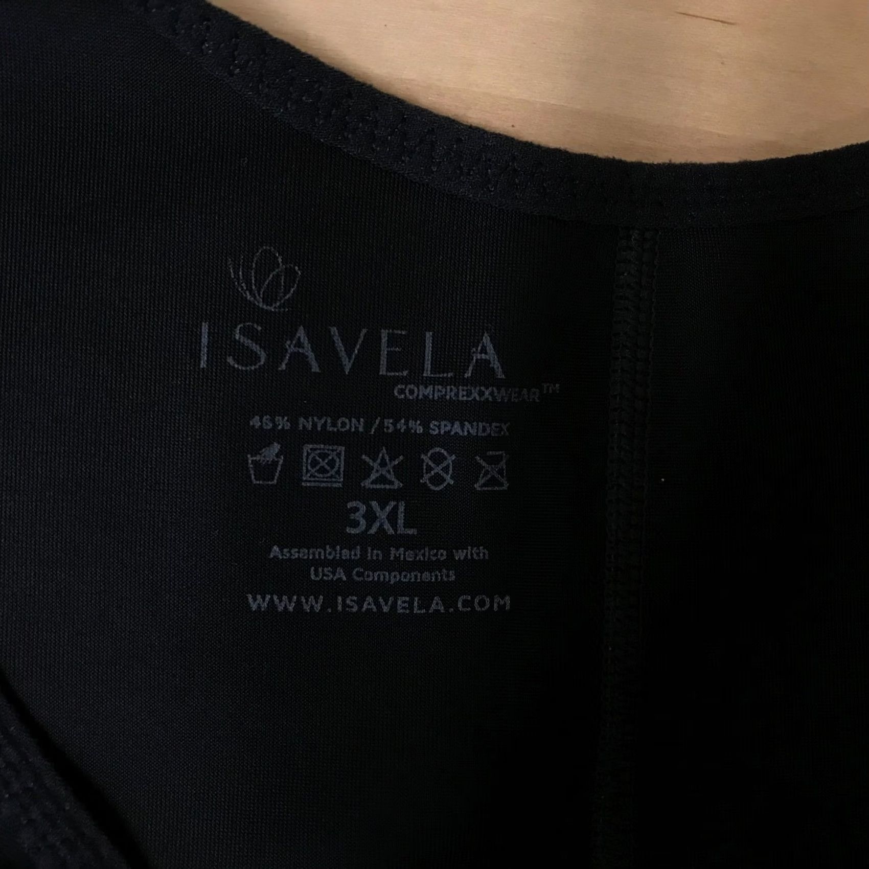 Vintage VINTAGE ISAVELA COMPREXXWEAR Black Full Body Slimming Suit 3XL 3/4 Sleeve - Size XXL / US 16-18 / IT 52-54 - 7 Thumbnail