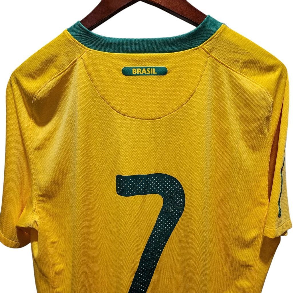 Nike Nike Dri-Fit Authentic Brazil National Team Soccer Jersey #7 Size US XL / EU 56 / 4 - 7 Thumbnail