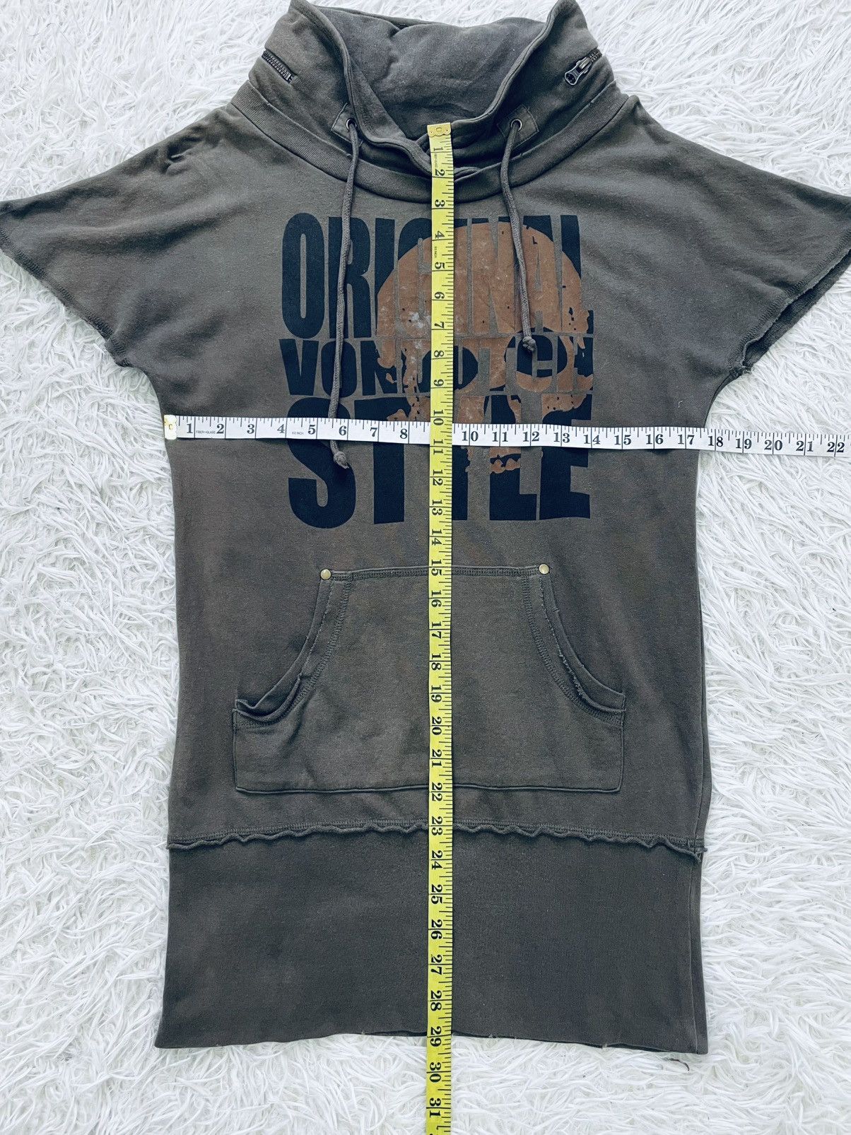 Von Dutch Original Von Dutch Style Skull Printed Short Sleeve Sweat Size M / US 6-8 / IT 42-44 - 8 Thumbnail