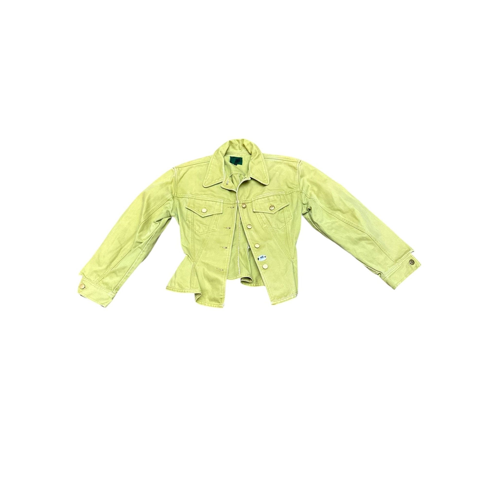 Jean Paul Gaultier Vintage Early 1990s Chartreuse Set Size S / US 4 / IT 40 - 2 Thumbnail