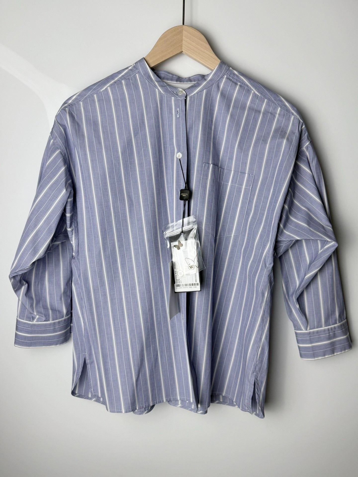 Max Mara Max Mara Striped Blue Button Up it_36 Women Size XS / US 0-2 / IT 36-38 - 1 Thumbnail