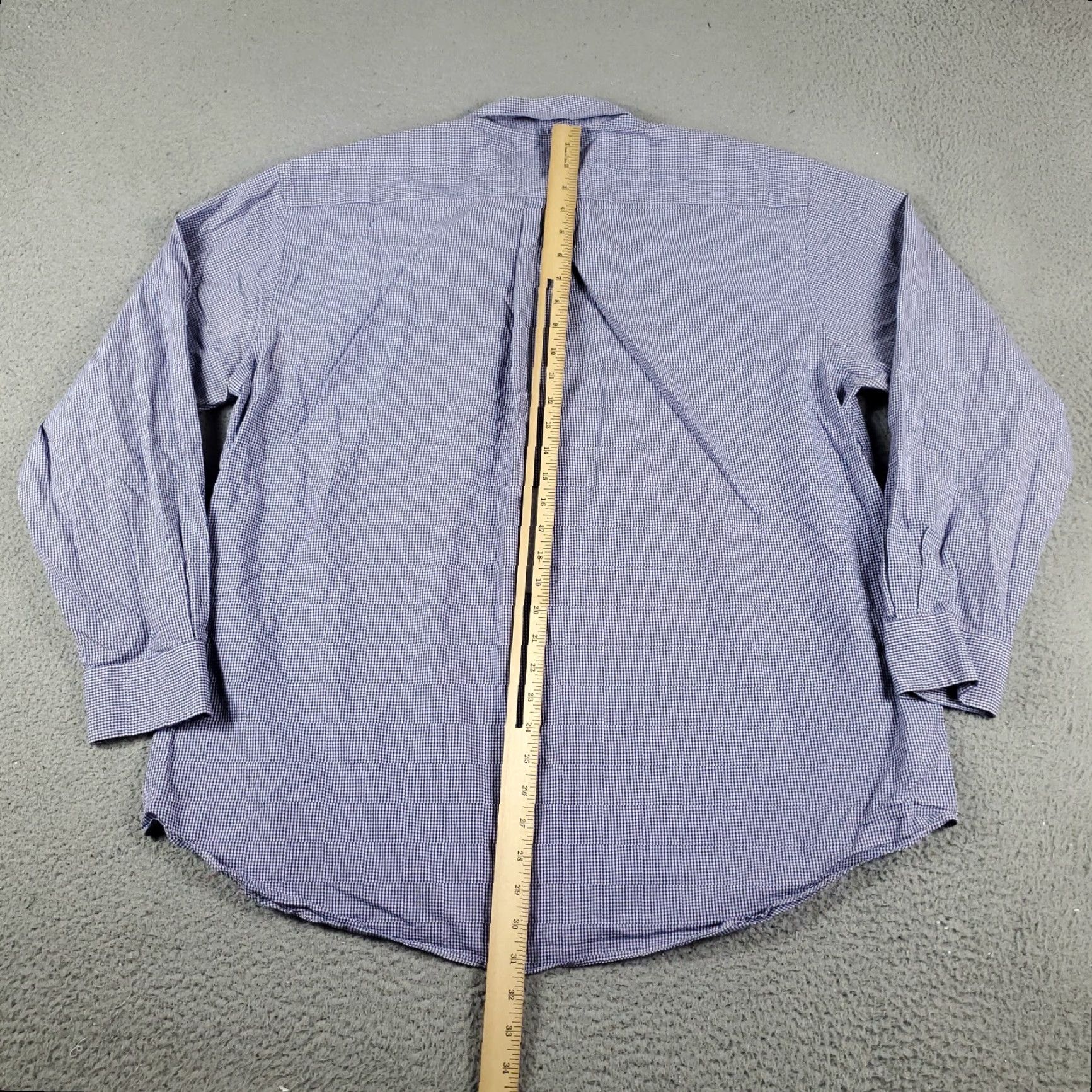 Vineyard Vines VINEYARD VINES Shirt XL Purple Check Button-Up Long Sleeve Mens Casual Preppy Size US XL / EU 56 / 4 - 5 Thumbnail