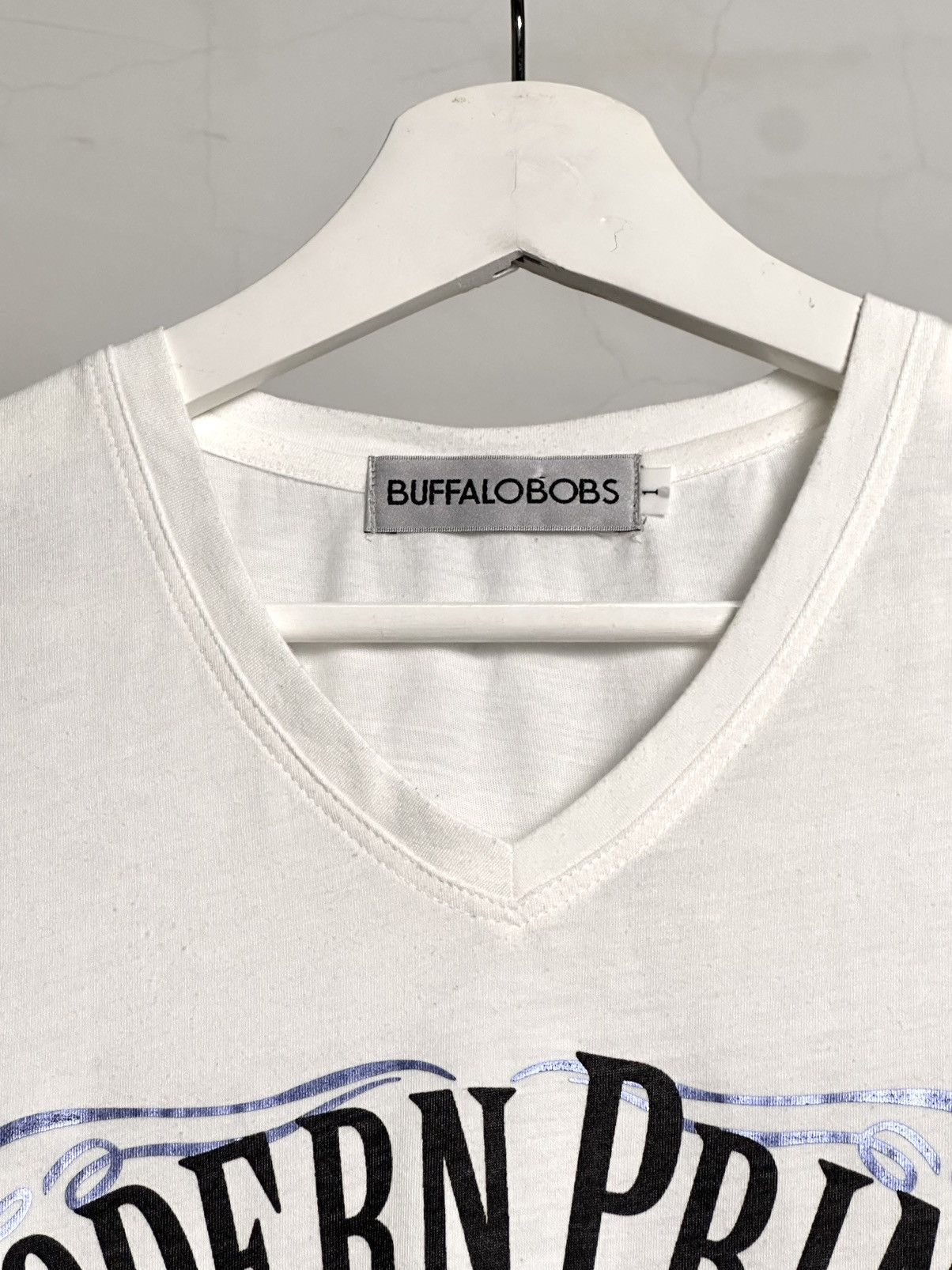 BUFFALO BOBS Buffalo Bobs Graphic V-Neck Tee Size US M / EU 48-50 / 2 - 2 Thumbnail