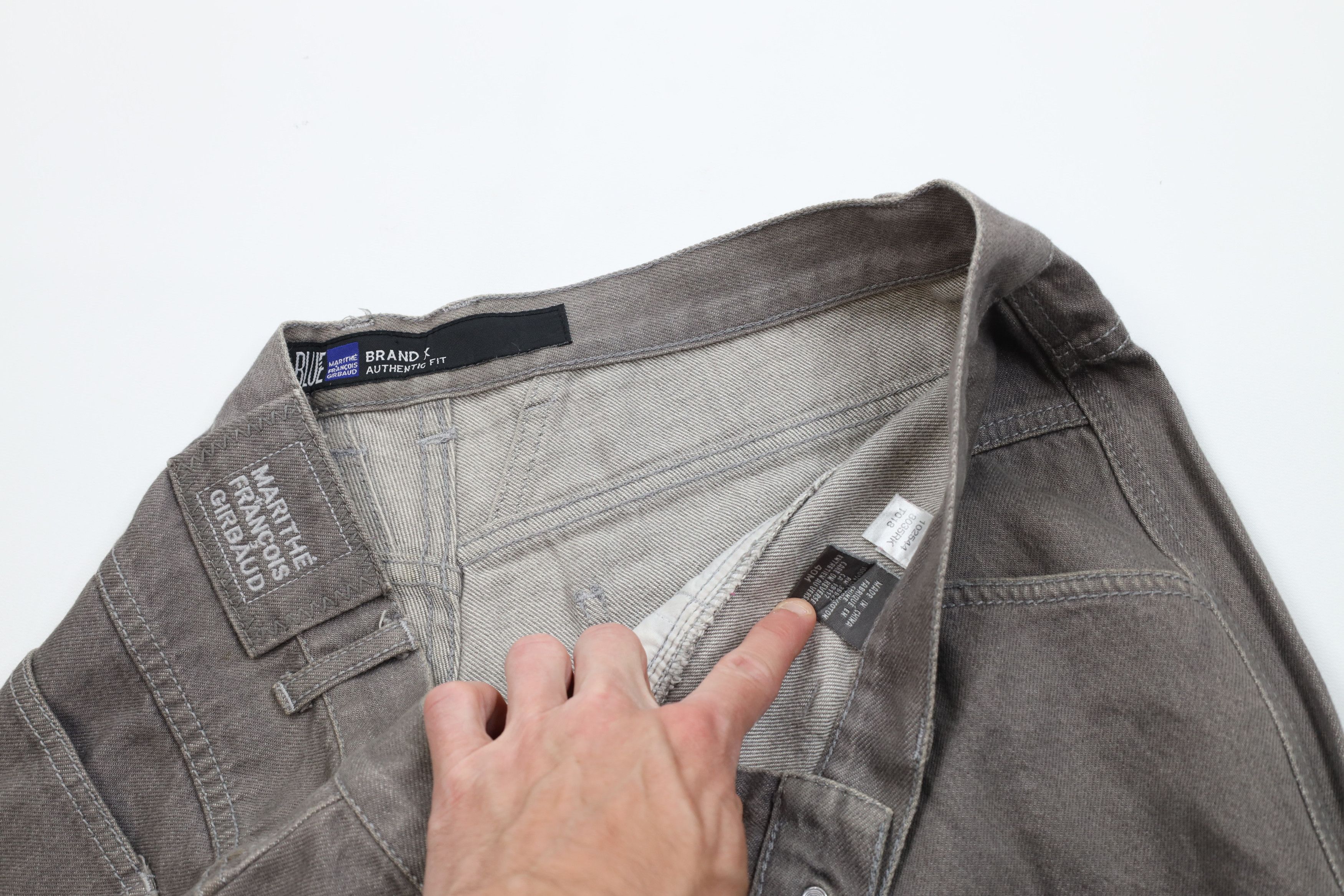 Marithe + Francois Girbaud Vintage 90s Marithe Francois Girbaud Baggy Denim Jeans Size US 40 / EU 56 - 10 Thumbnail