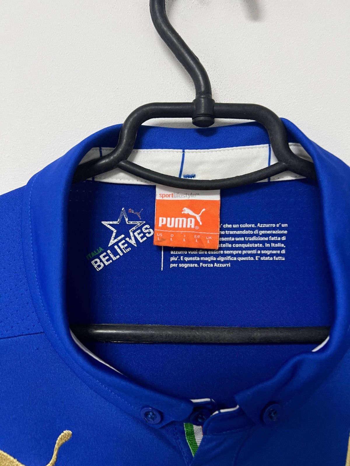 Puma Italy World Cup 2014-2016 Football Shirt Italia Puma L Size US L / EU 52-54 / 3 - 6 Thumbnail