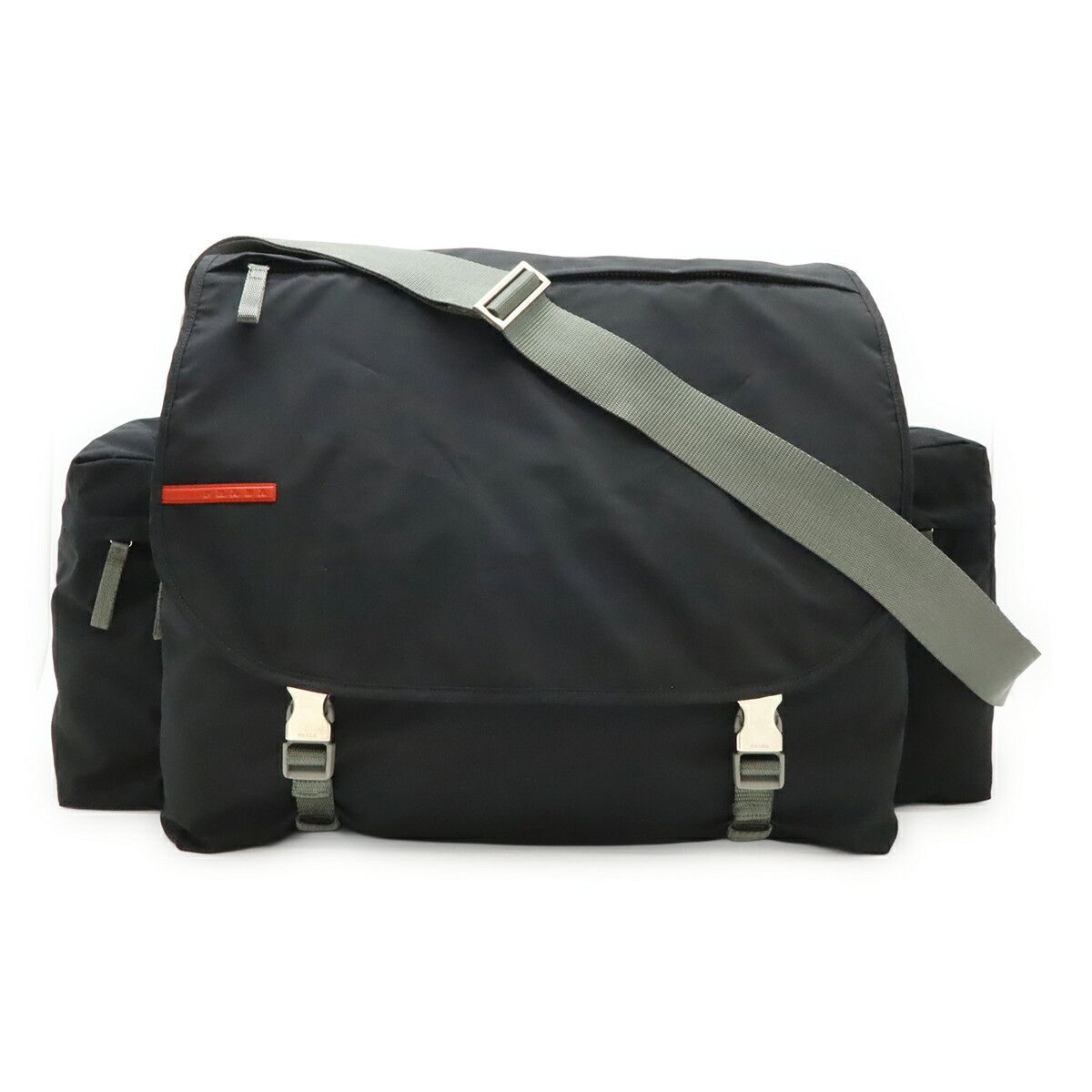 Prada Prada Prada Nylon Messenger Bag Textile Shoulder Bag 4VA576 DUTY FREE for USA Size ONE SIZE - 1 Thumbnail