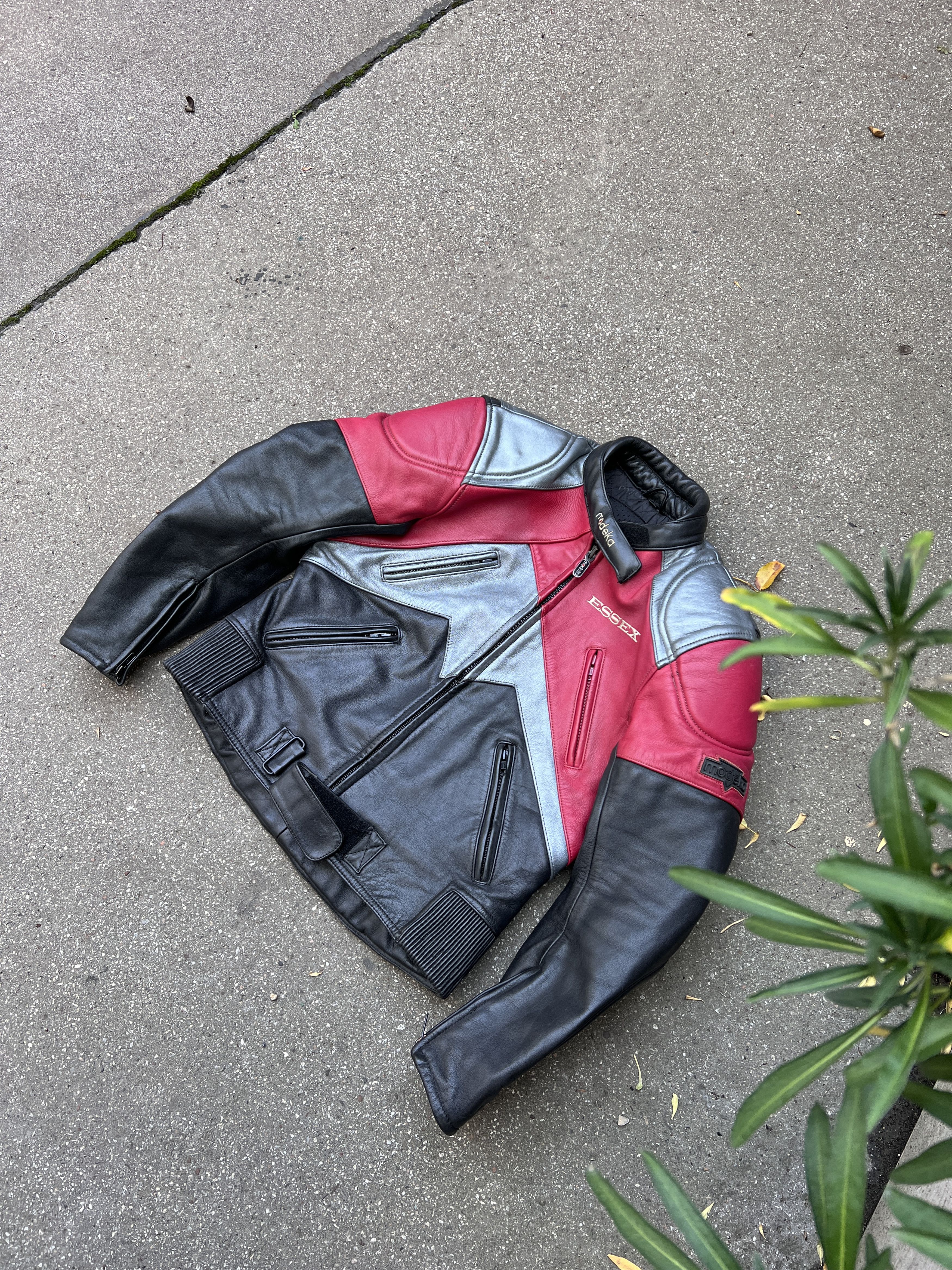 Le Grande Bleu (L.G.B.) Yohji Yamamoto Rick Owens Style Nascar Racing Leather Jacket Size US XS / EU 42 / 0 - 4 Thumbnail
