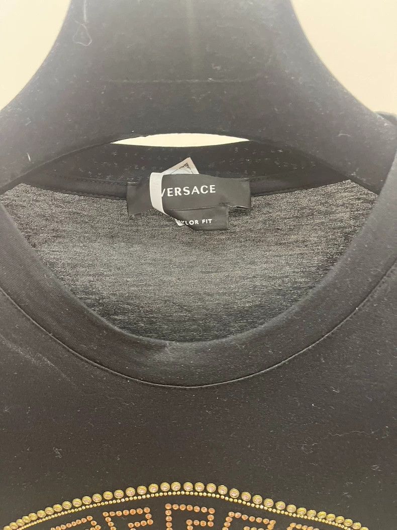 Versace Versace Gold diamond short sleeves Size US L / EU 52-54 / 3 - 2 Thumbnail