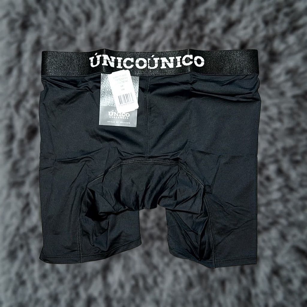 Vintage Unico Boxer Copa Medio Intenso Microfabric Boxer Brief Medium Black Men Underwear Boxer Briefs M Regular Size 40R - 1 Thumbnail
