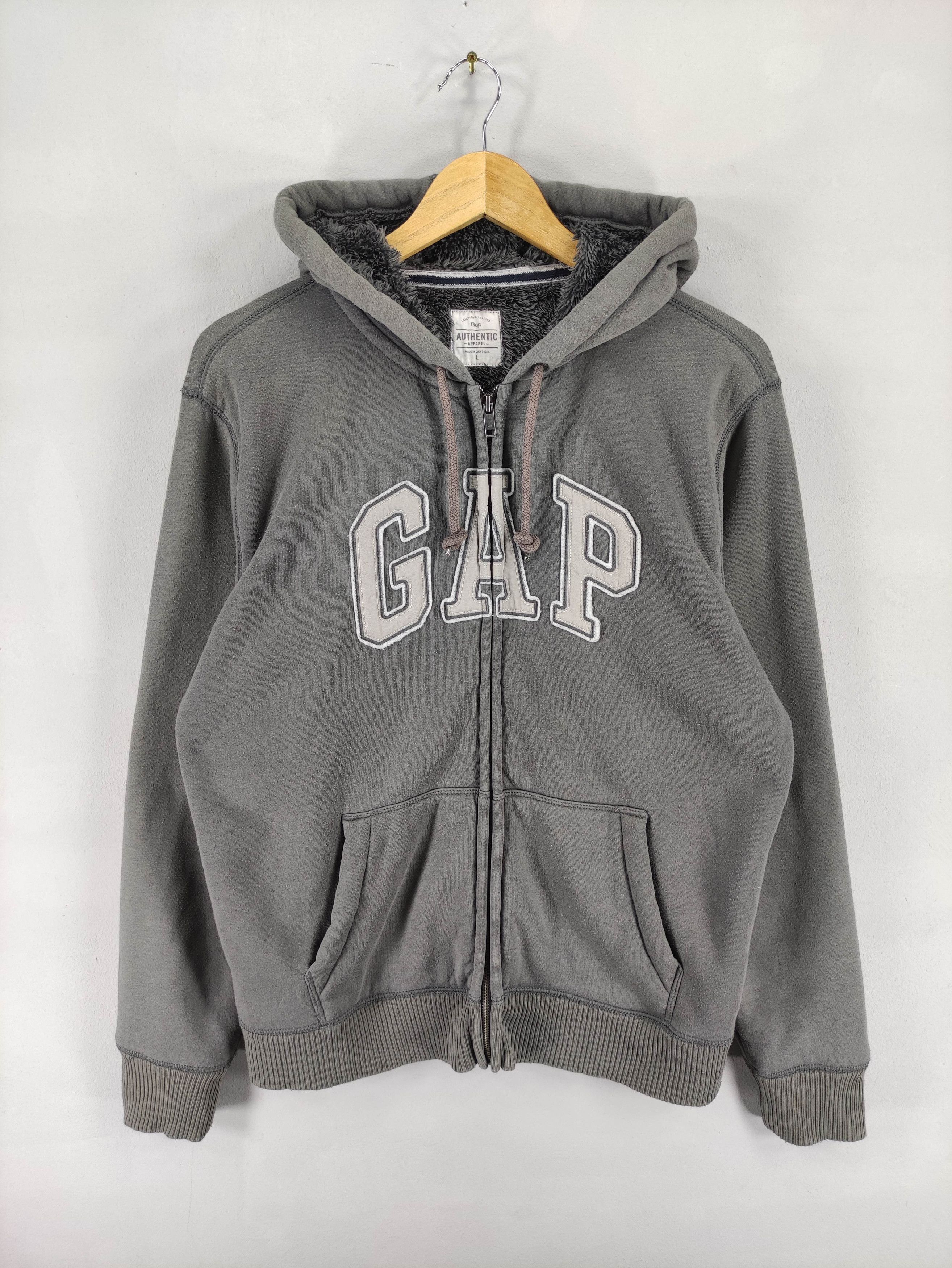 Vintage Gap Pull Over Hoodie Zipper