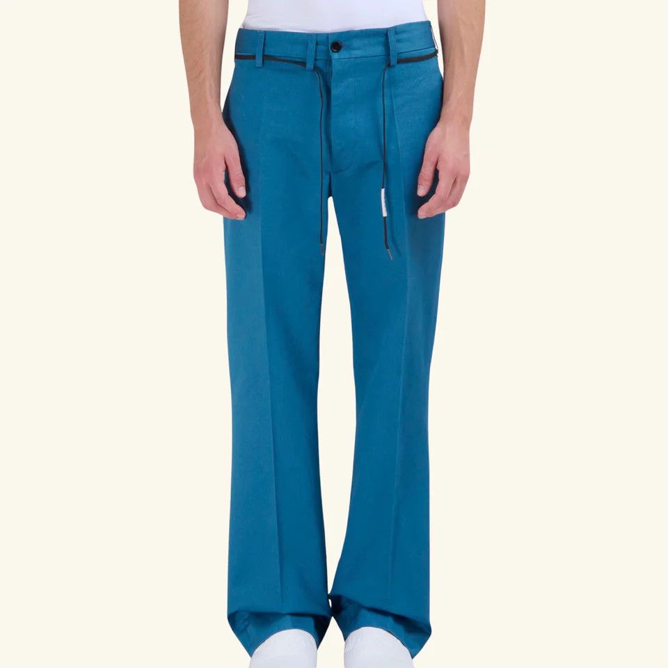 Marni oc11z0525 Sailor Trousers - Opal in Blue Size US 30 / EU 46 - 1 Thumbnail