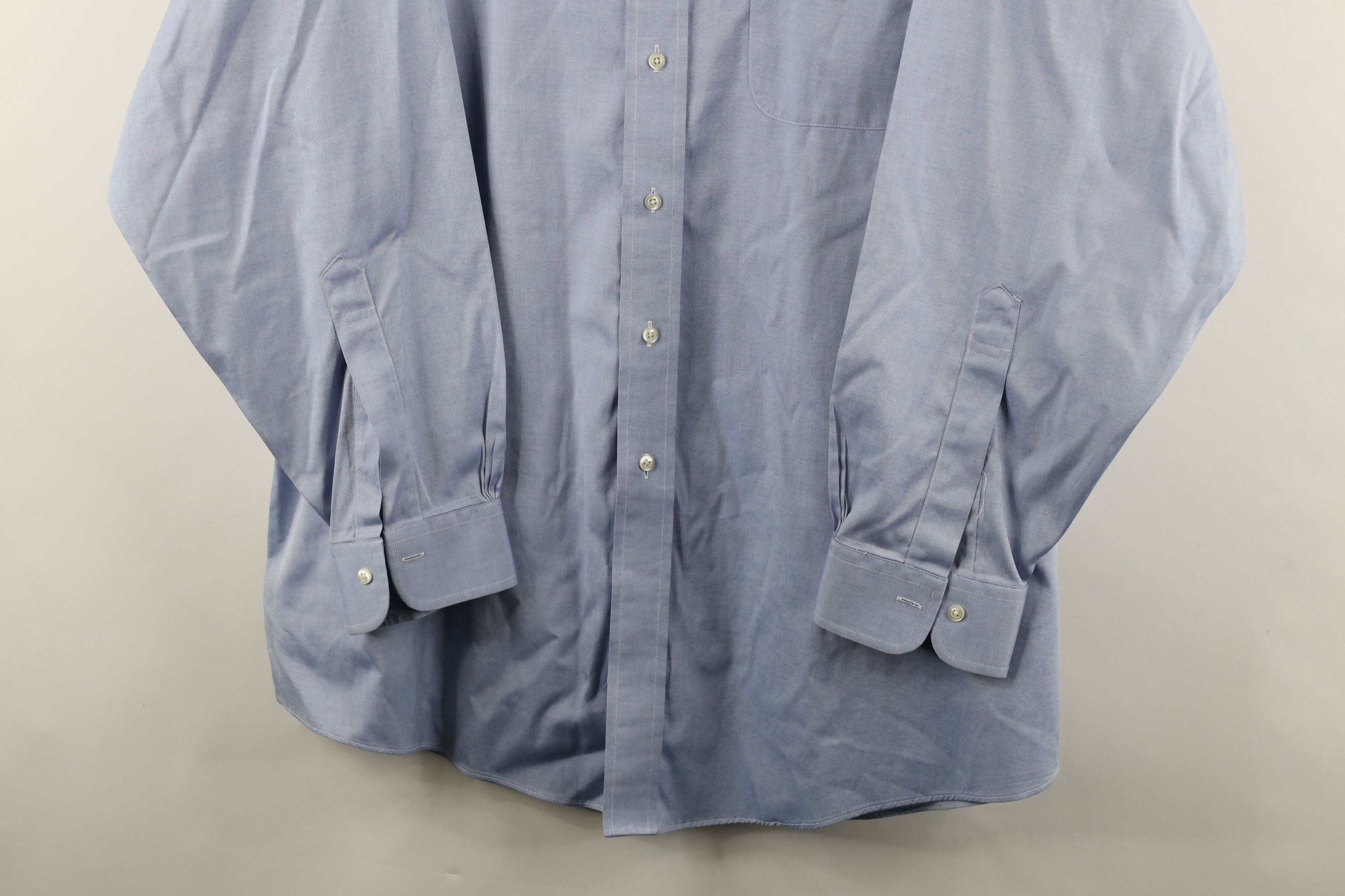 Brooks Brothers × Vintage Vintage 90s Brooks Brothers Collared Button Shirt Cotton Size US L / EU 52-54 / 3 - 3 Thumbnail