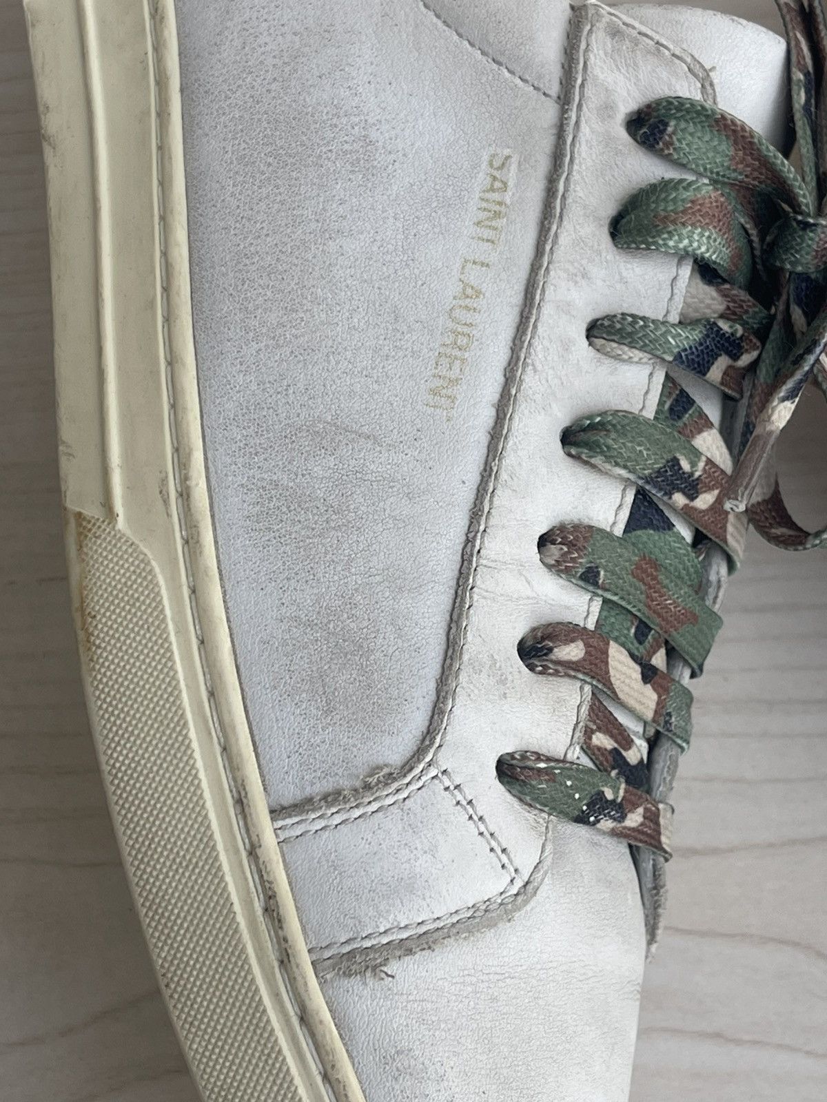Saint Laurent Paris Saint Laurent Andy Low-Top Sneakers Size US 6 / EU 39 - 6 Thumbnail