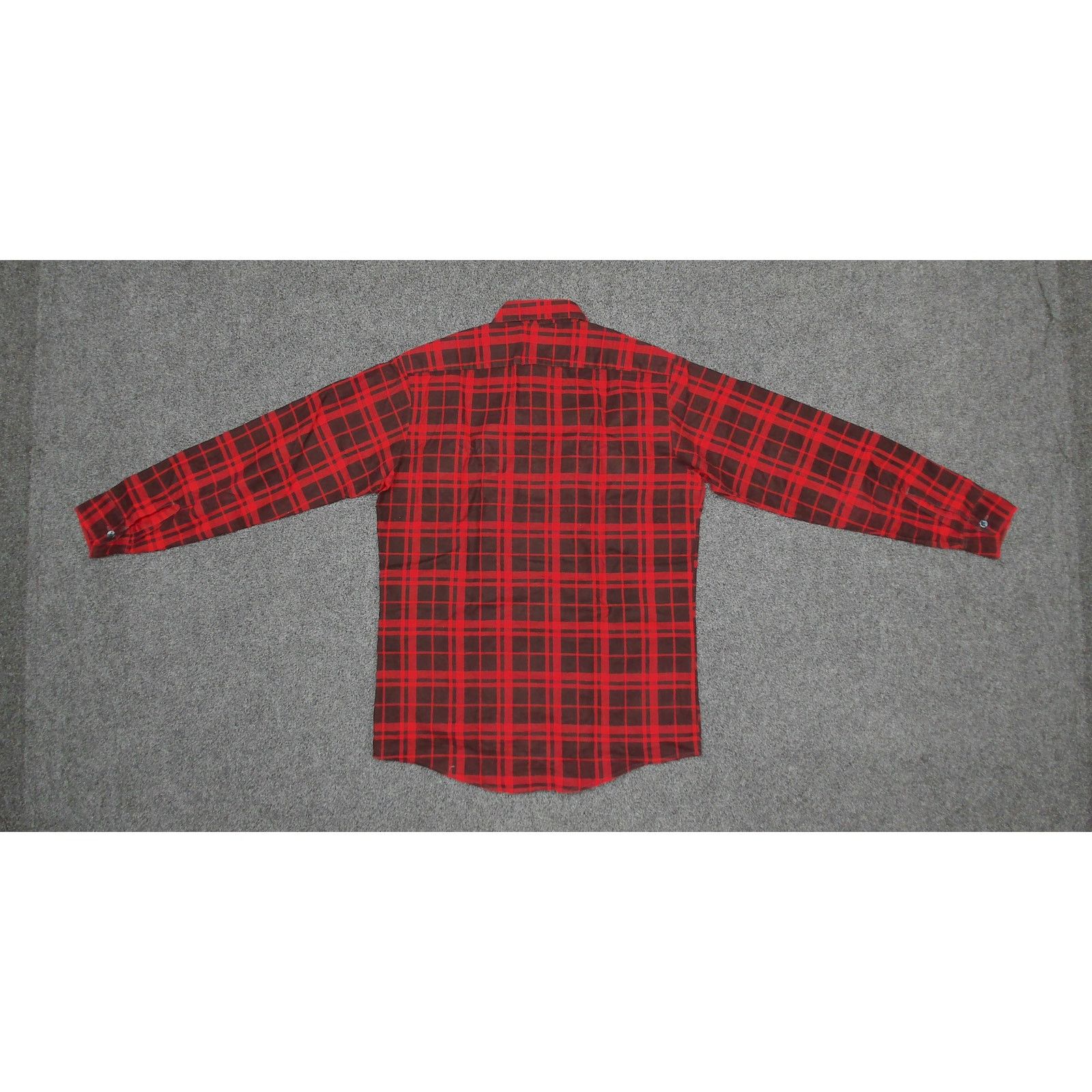 Fieldmaster Sears Vintage 80s Fieldmaster Boxy Red Plaid Flannel Shacket Size US M / EU 48-50 / 2 - 6 Thumbnail
