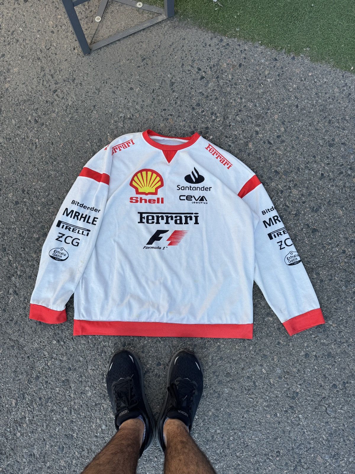 Ferrari Mens Vintage Ferrari Sweatshirt formula 1 racing jacket y2k Size US XL / EU 56 / 4 - 1 Thumbnail