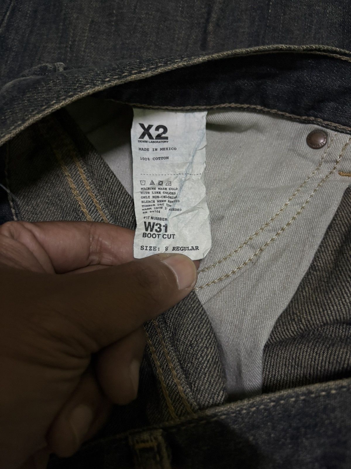 X2 X2 Denim Laboratory Streetwear Flared Denim Size US 34 / EU 50 - 16 Thumbnail