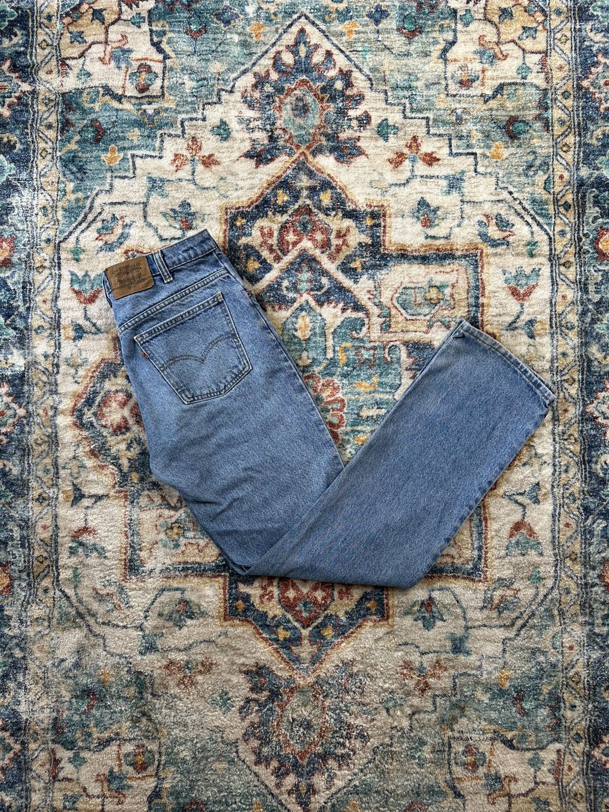 Levi's × Vintage Vintage Levi’s 619 Orange Tab Lightwash Jeans Size 32 Size US 32 / EU 48 - 1 Thumbnail