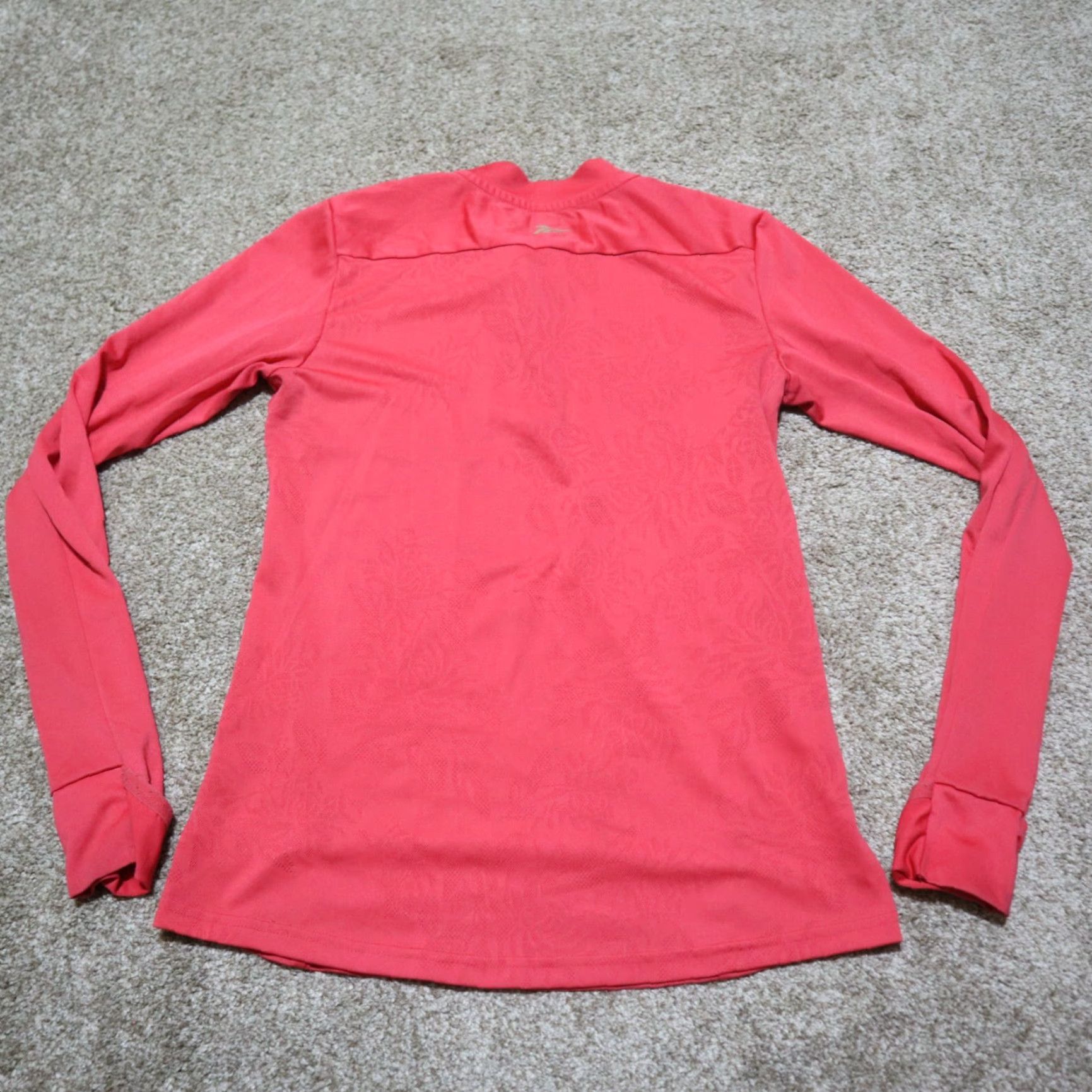Reebok Reebok Jacket Long Sleeve 1/4 Zip Up Red Women's Size S Small Size S / US 4 / IT 40 - 7 Thumbnail
