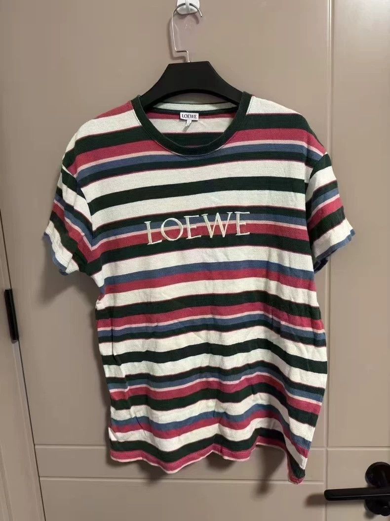 Loewe LOEWE Striped embroidered short sleeves Size XS / US 0-2 / IT 36-38 - 1 Thumbnail