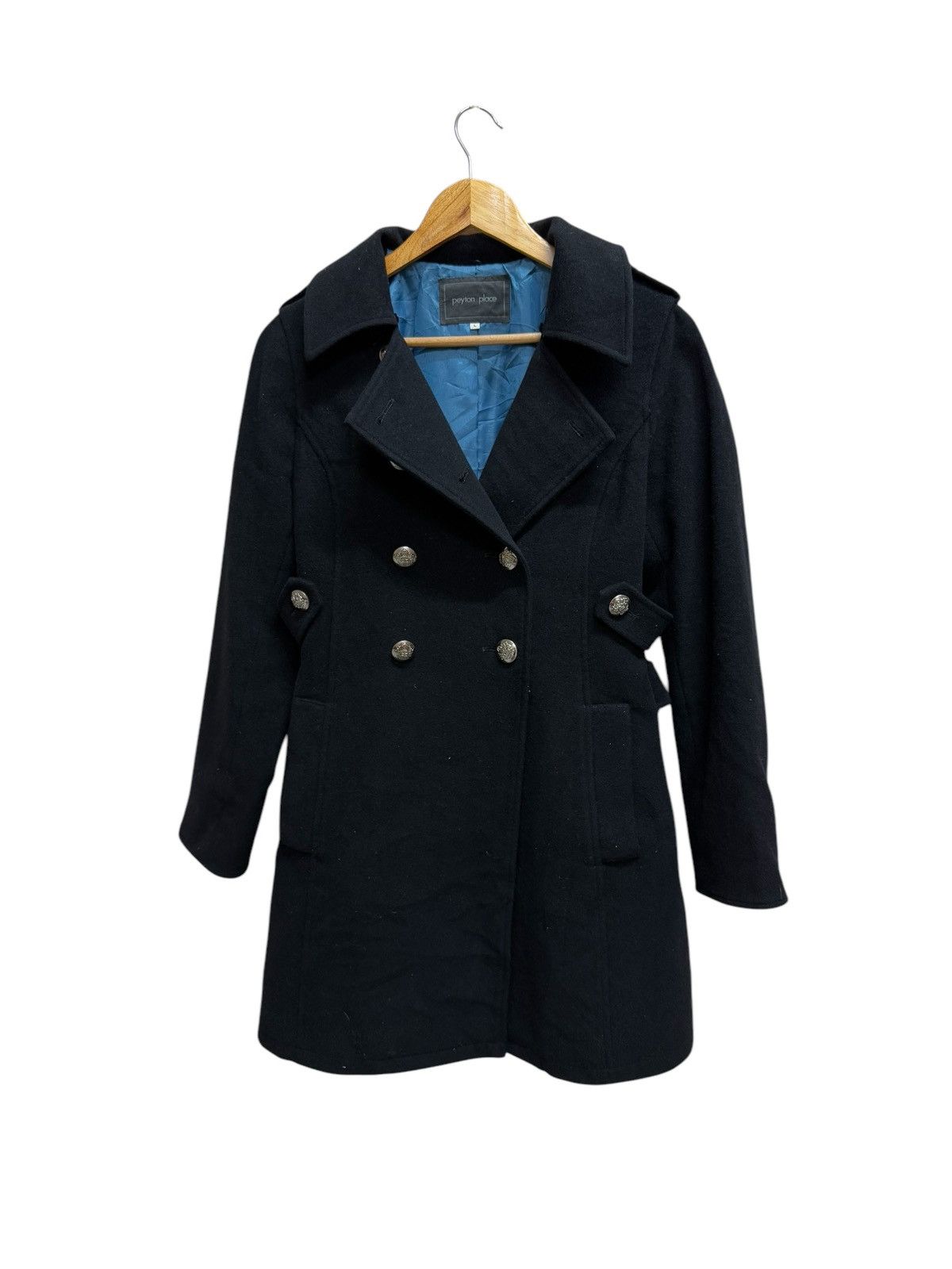PPFM Peyton Place Wool Treche Coat Belted Jacket Size US S / EU 44-46 / 1 - 1 Thumbnail