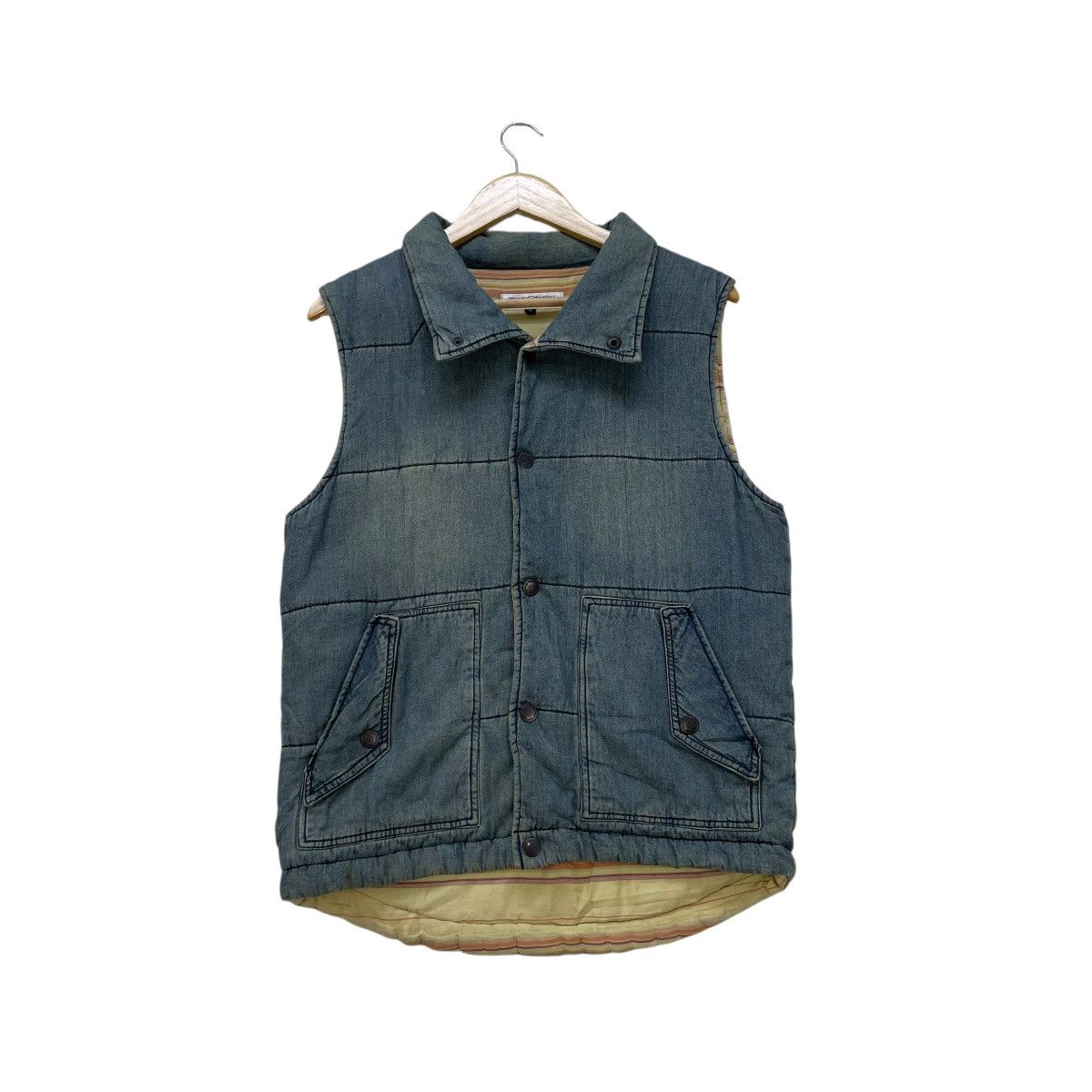 Japanese Brand 💥Vintage Power The People Vest Jacket Size US M / EU 48-50 / 2 - 1 Thumbnail