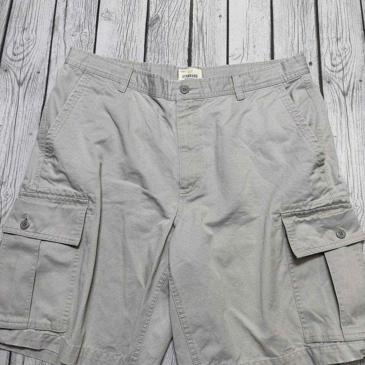 Gap × Vintage Vintage GAP cargo shorts Size US 36 / EU 52 - 3 Thumbnail